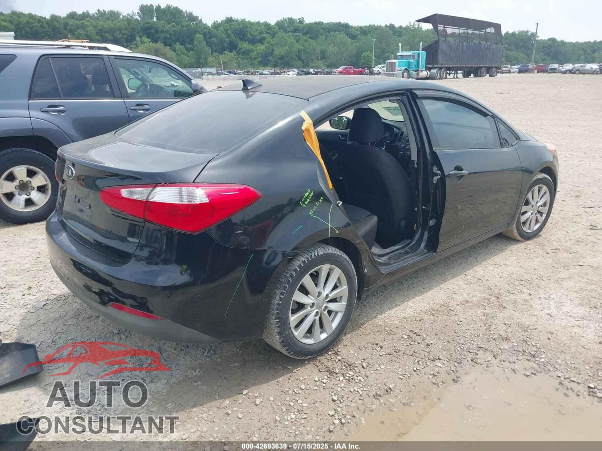 KIA FORTE 2014 - KNAFX4A68E5062379