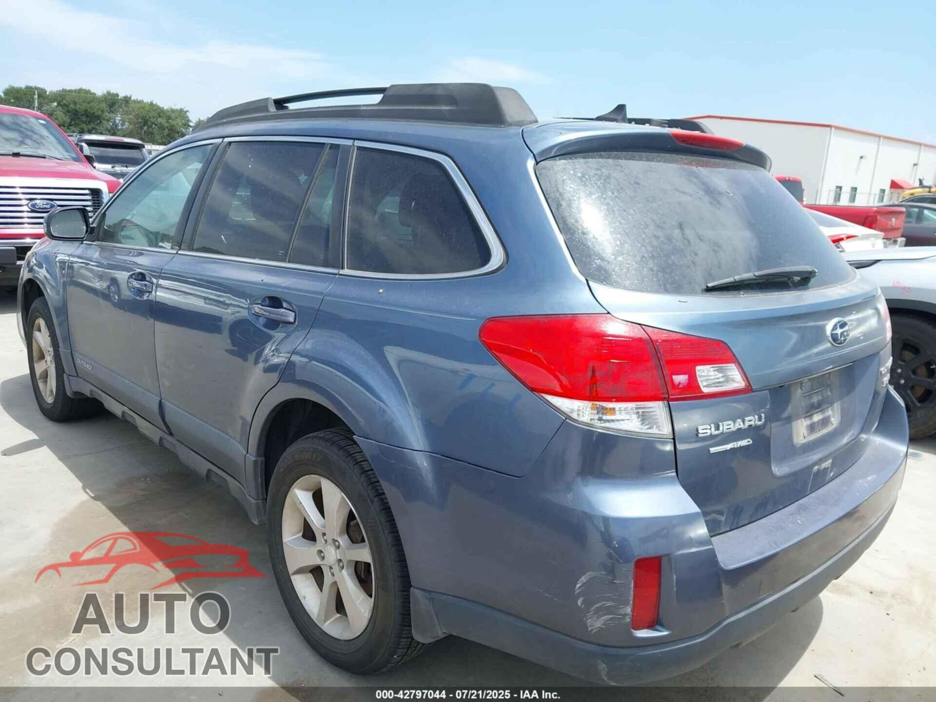 SUBARU OUTBACK 2013 - 4S4BRDPC9D2258352