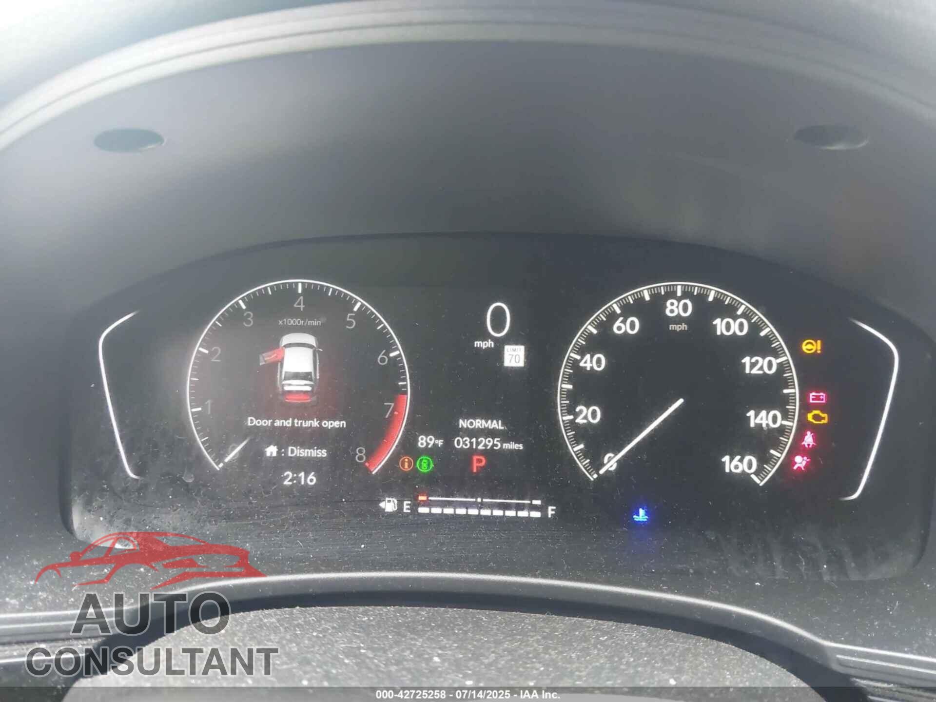 HONDA CIVIC 2023 - 2HGFE2F51PH515395