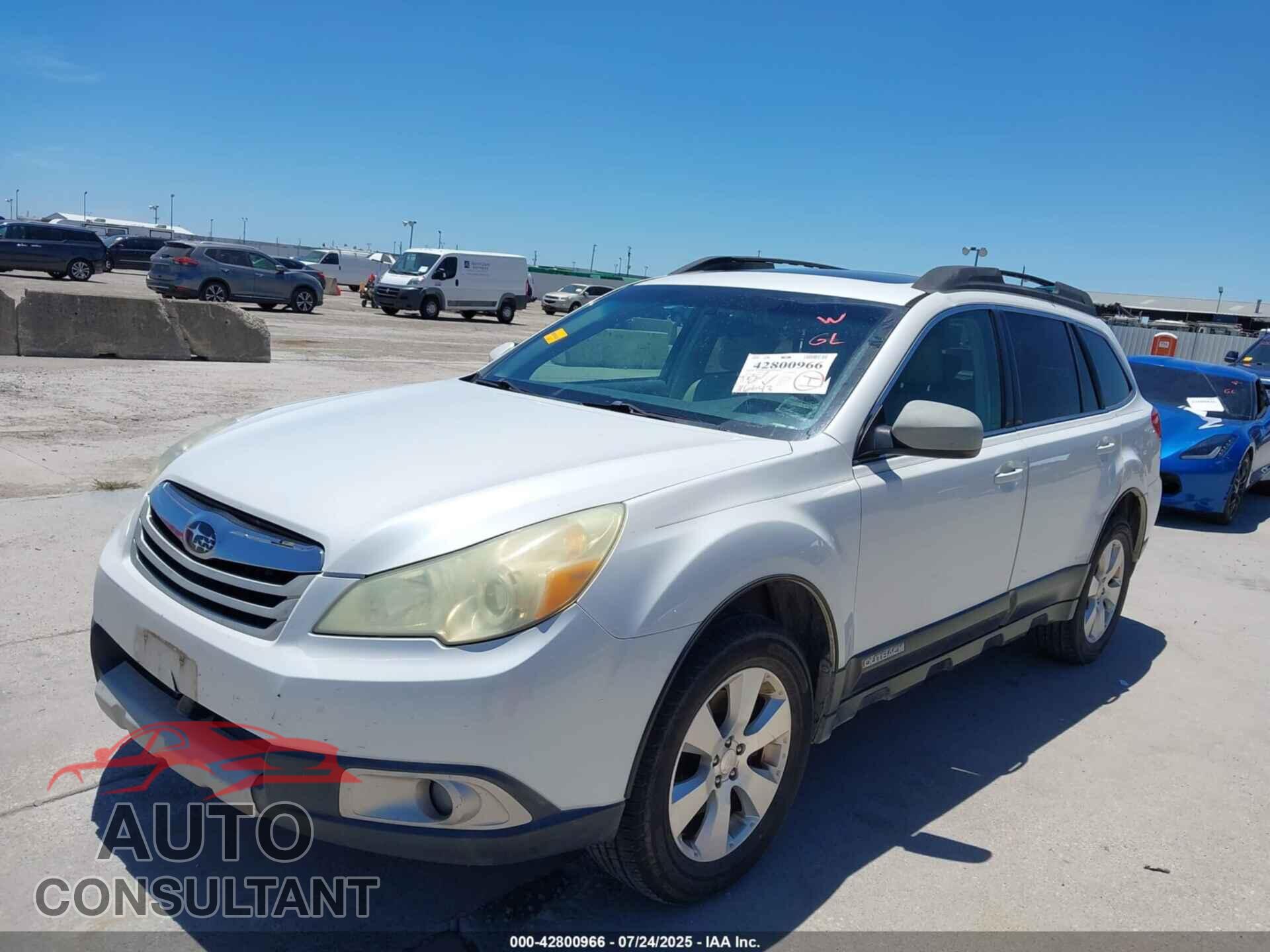 SUBARU OUTBACK 2010 - 4S4BRDLC9A2353561