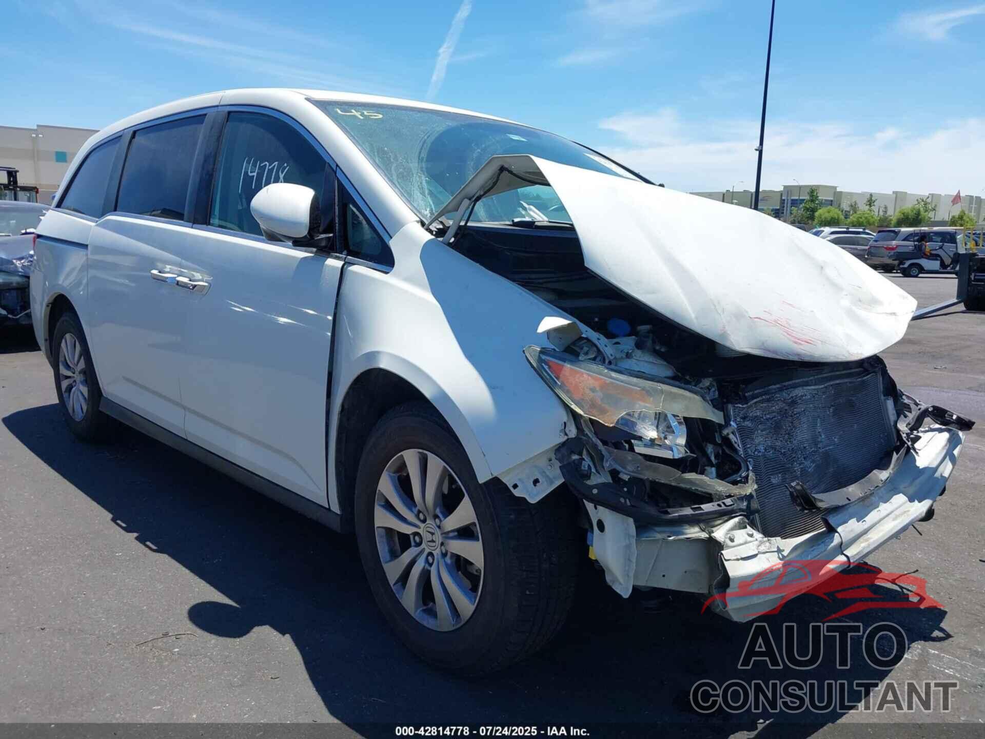 HONDA ODYSSEY 2016 - 5FNRL5H31GB165044