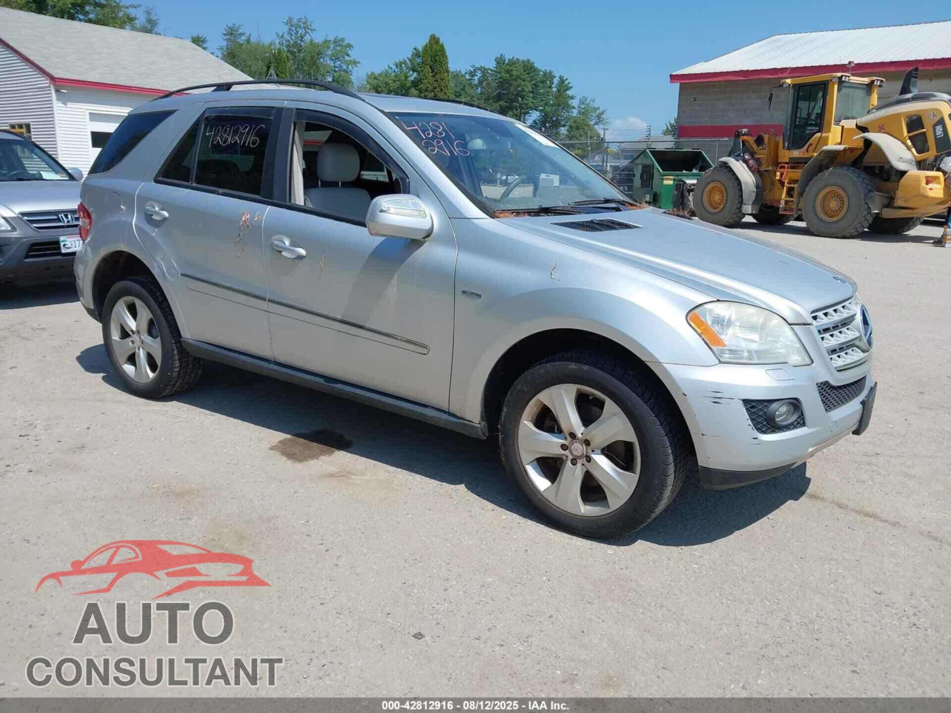 MERCEDES-BENZ ML 320 BLUETEC 2009 - 4JGBB25E29A481911
