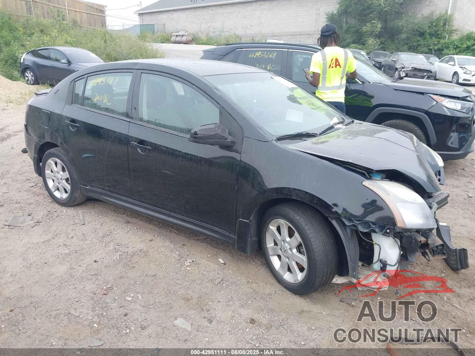 NISSAN SENTRA 2012 - 3N1AB6APXCL777924