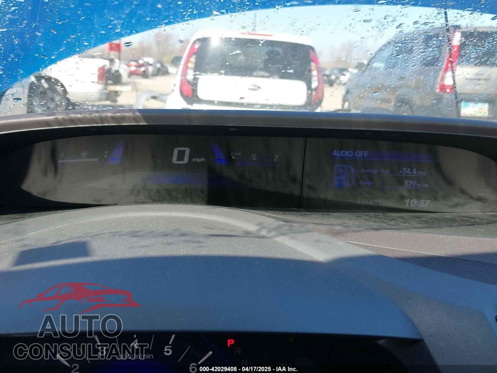 HONDA CIVIC 2012 - 19XFB2F52CE045634