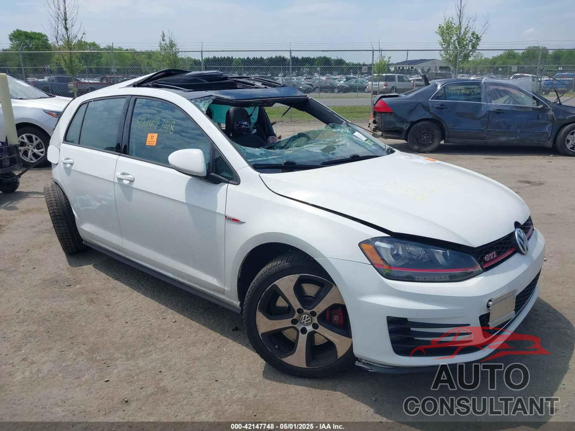 VOLKSWAGEN GOLF GTI 2017 - 3VW447AU0HM057000
