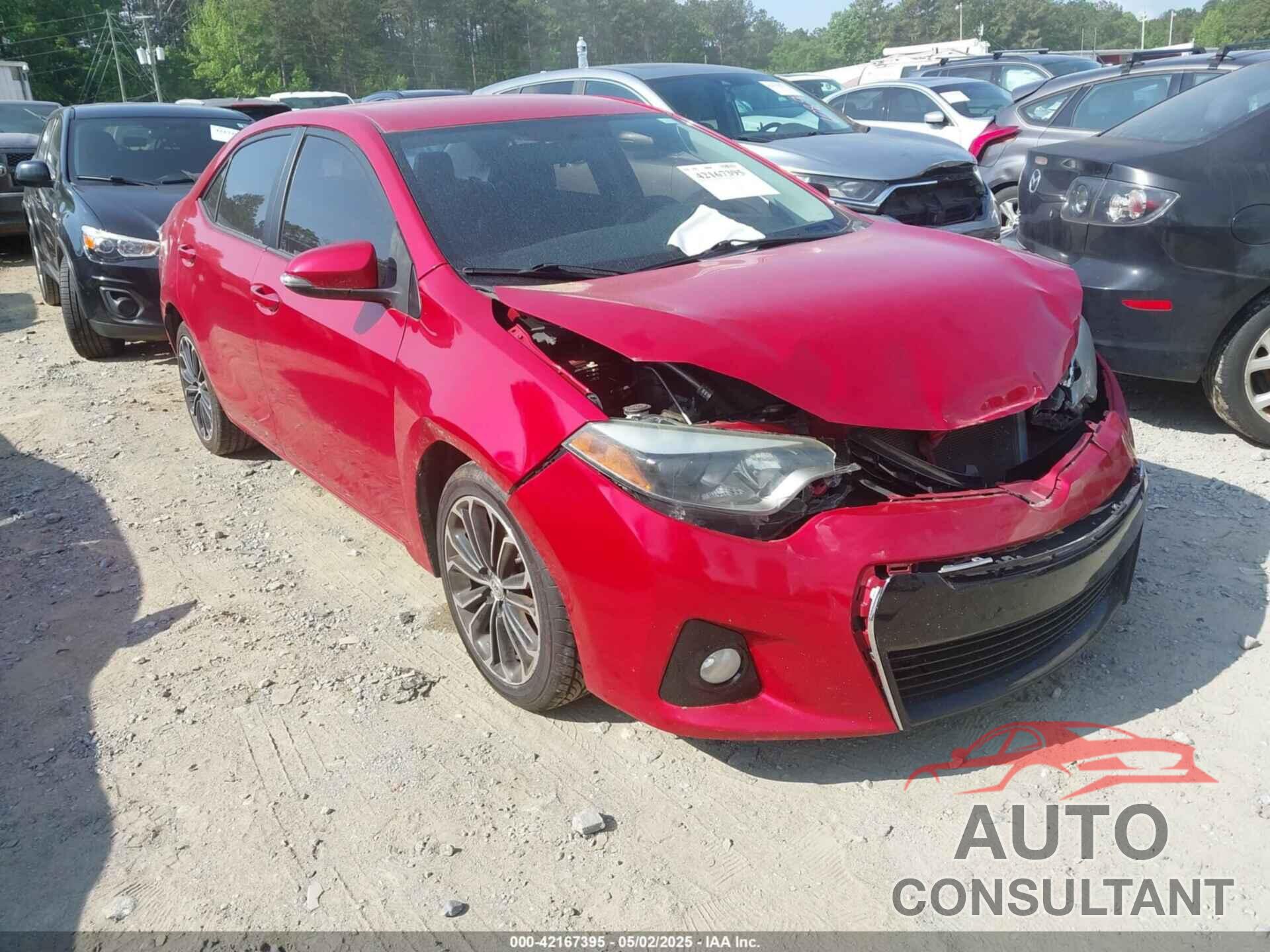 TOYOTA COROLLA 2016 - 2T1BURHE0GC552860