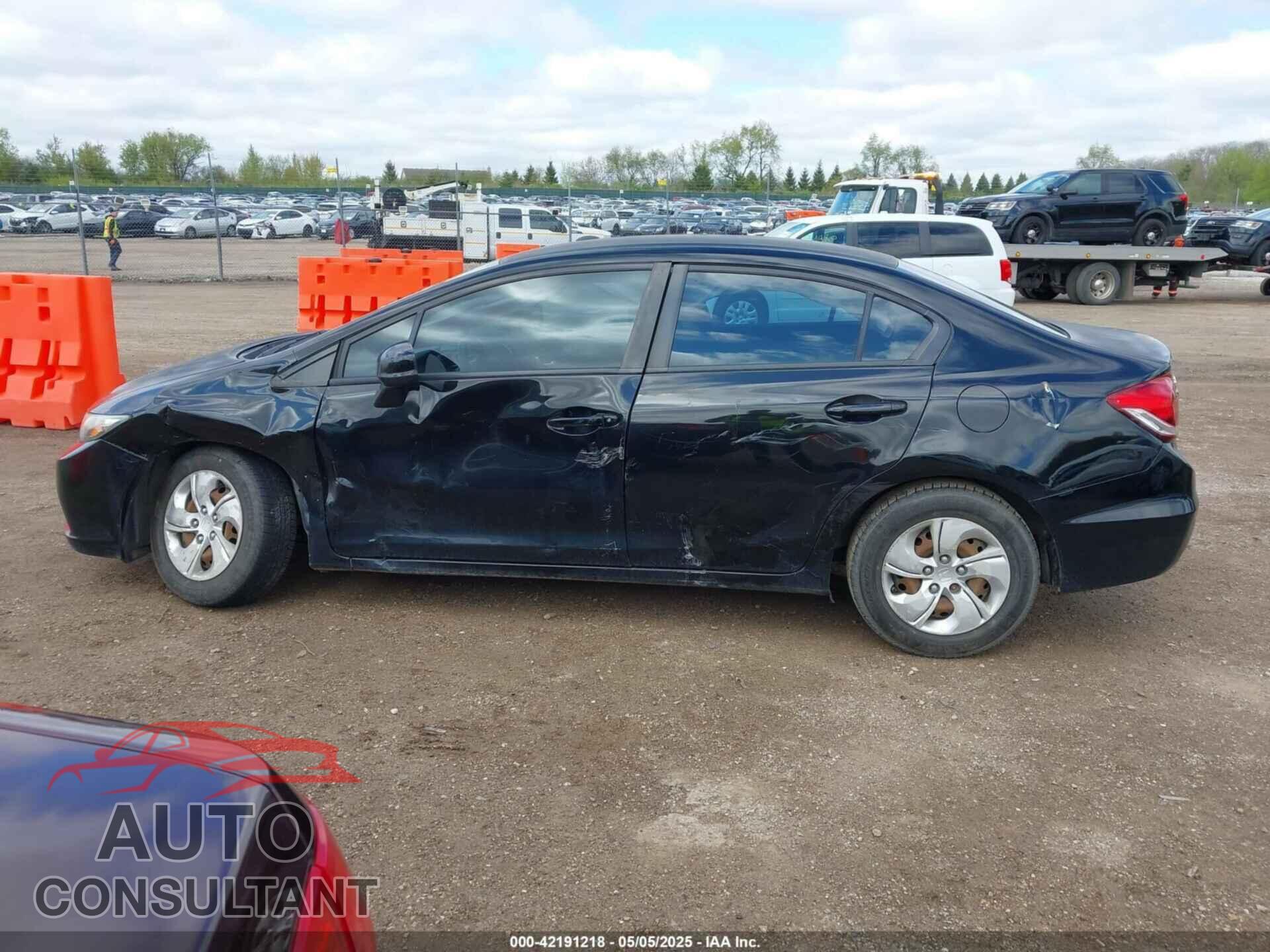 HONDA CIVIC 2013 - 2HGFB2F55DH600549