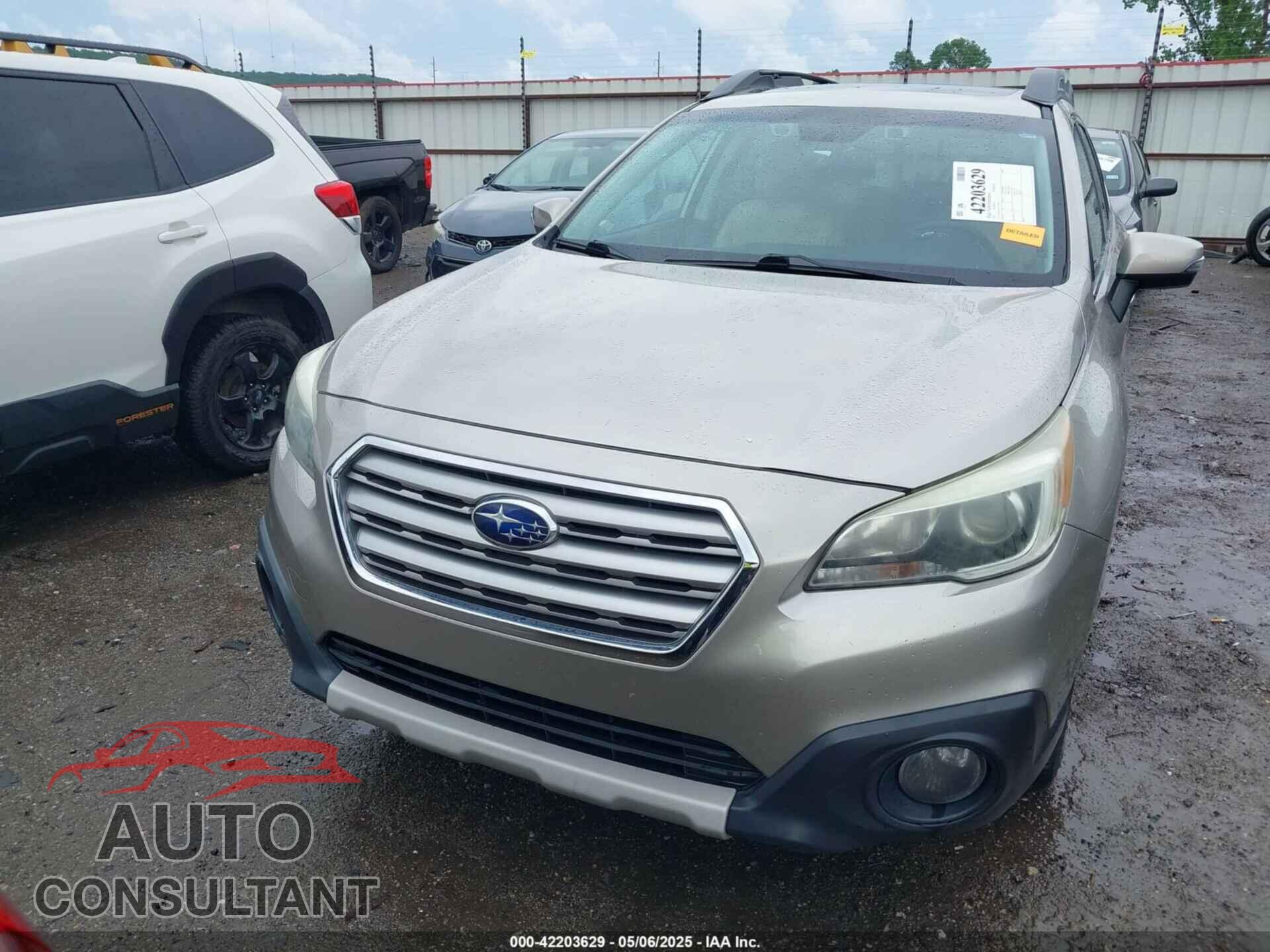 SUBARU OUTBACK 2015 - 4S4BSENC2F3237840