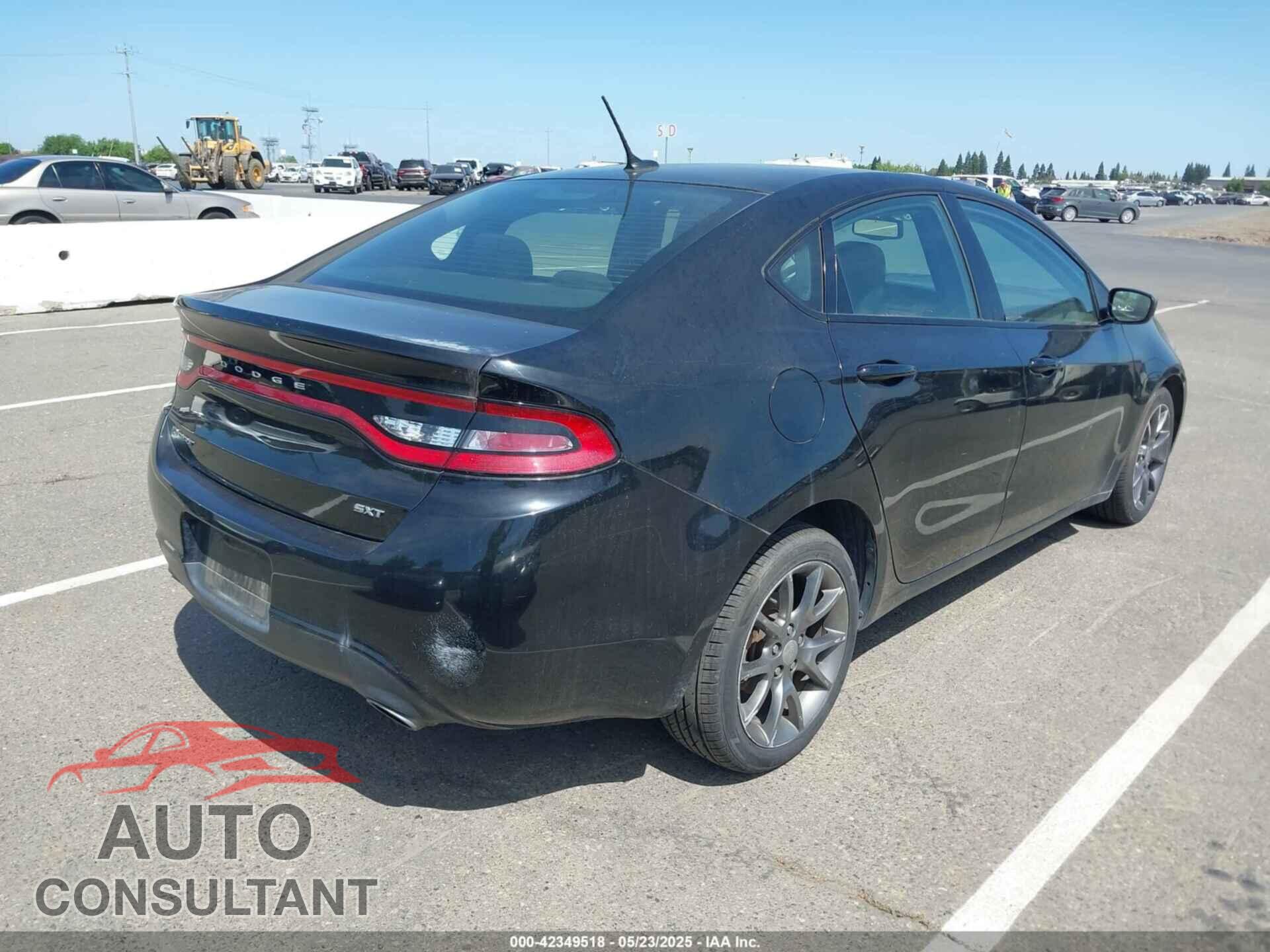 DODGE DART 2013 - 1C3CDFBA8DD309244
