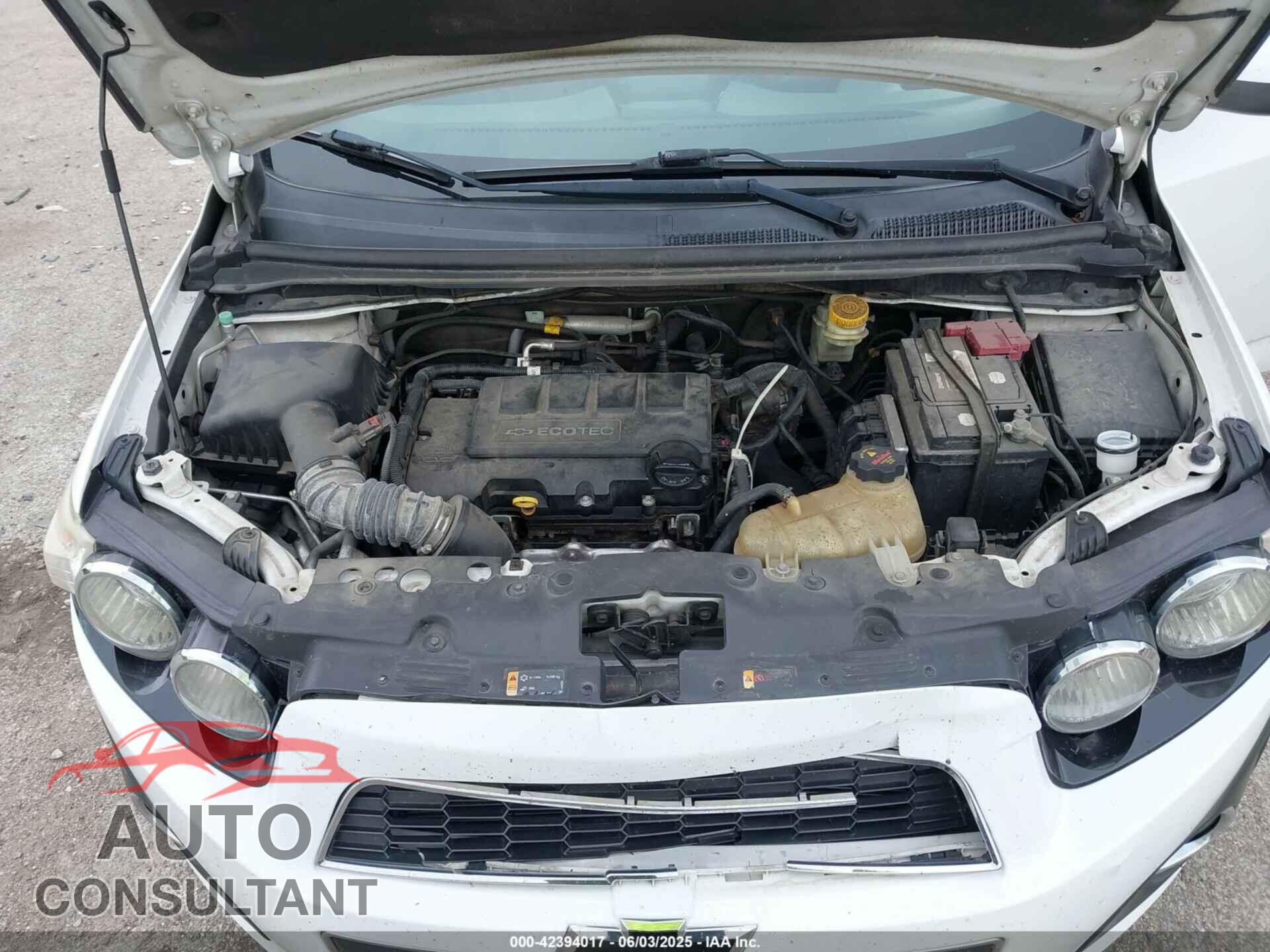 CHEVROLET SONIC 2014 - 1G1JE5SB9E4220103