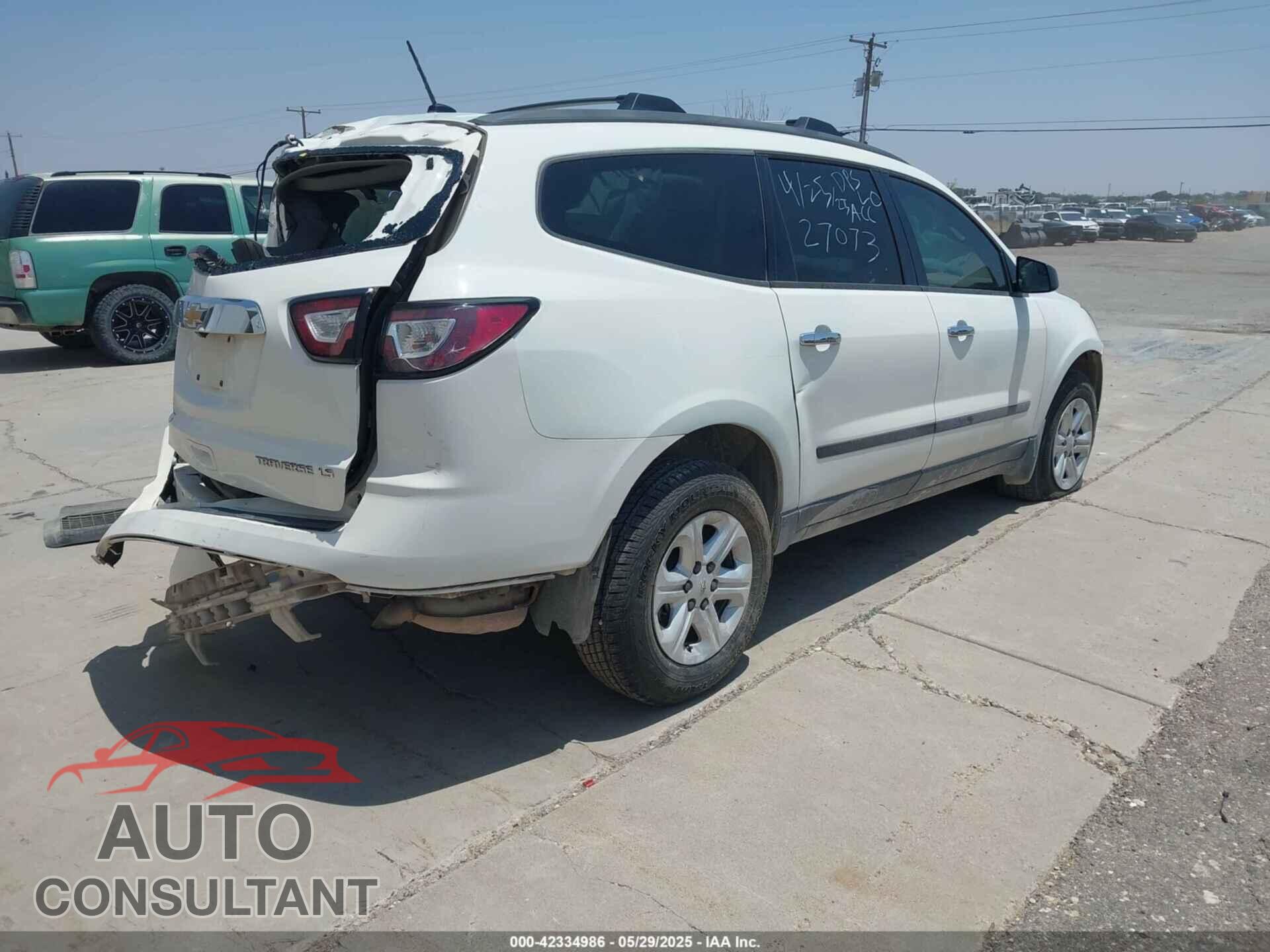 CHEVROLET TRAVERSE 2014 - 1GNKRFKD3EJ118490