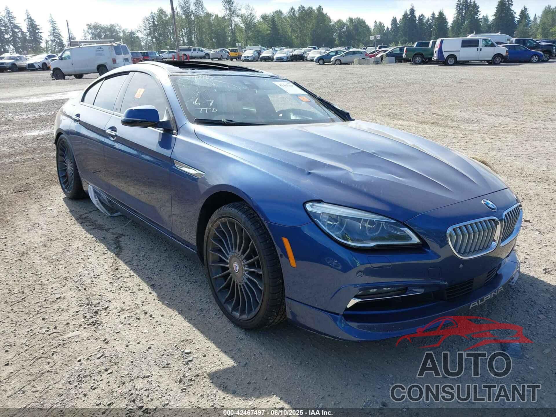 BMW 650I GRAN COUPE 2017 - WBA6D6C33HG745557