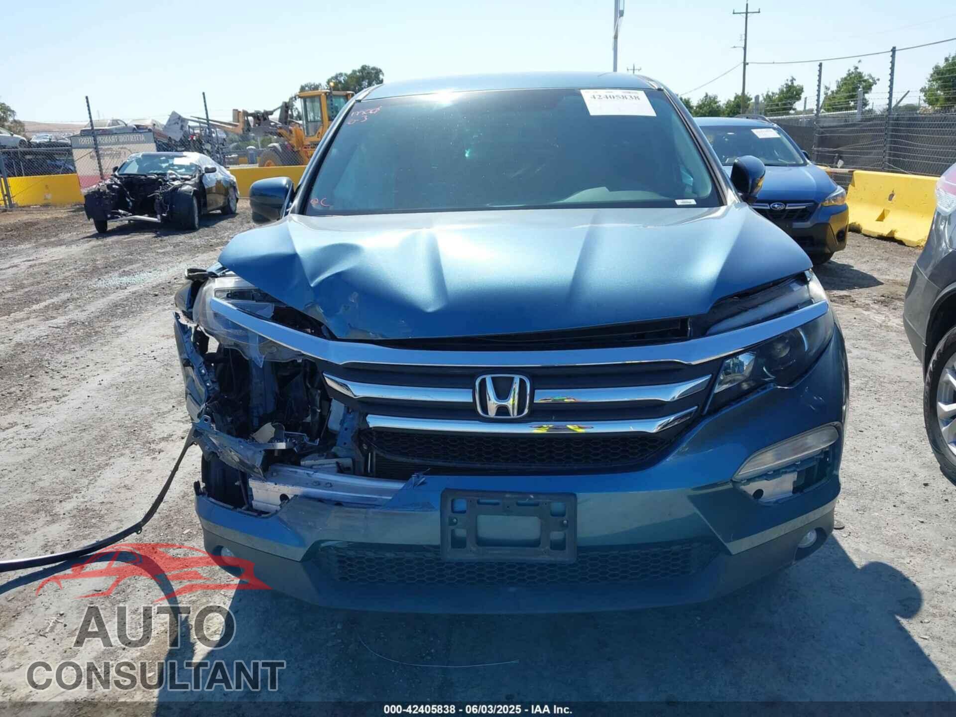 HONDA PILOT 2016 - 5FNYF5H37GB052279