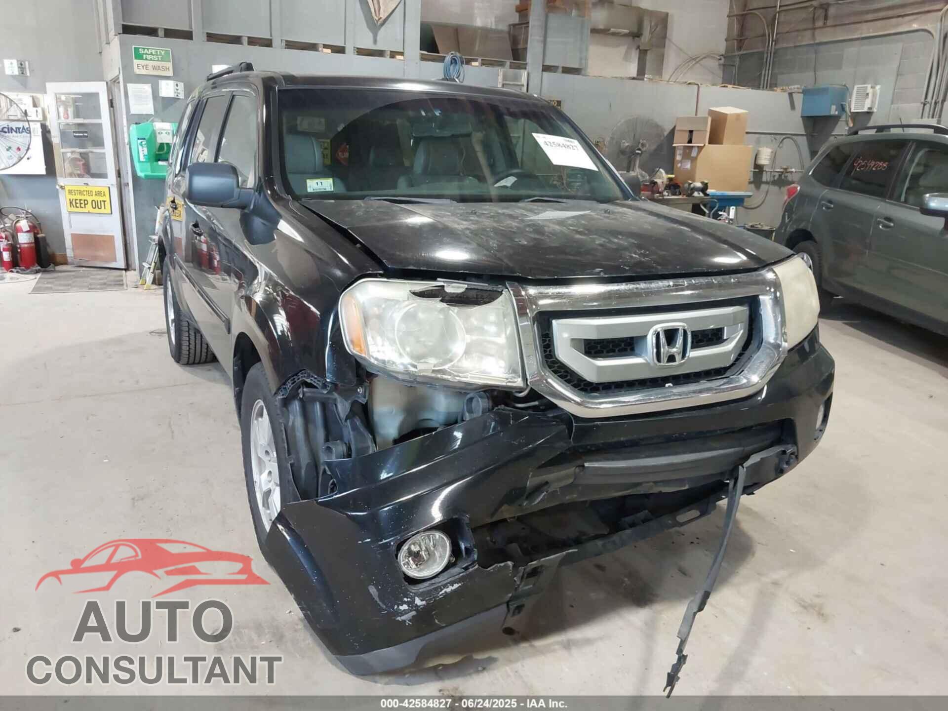 HONDA PILOT 2011 - 5FNYF4H50BB077724