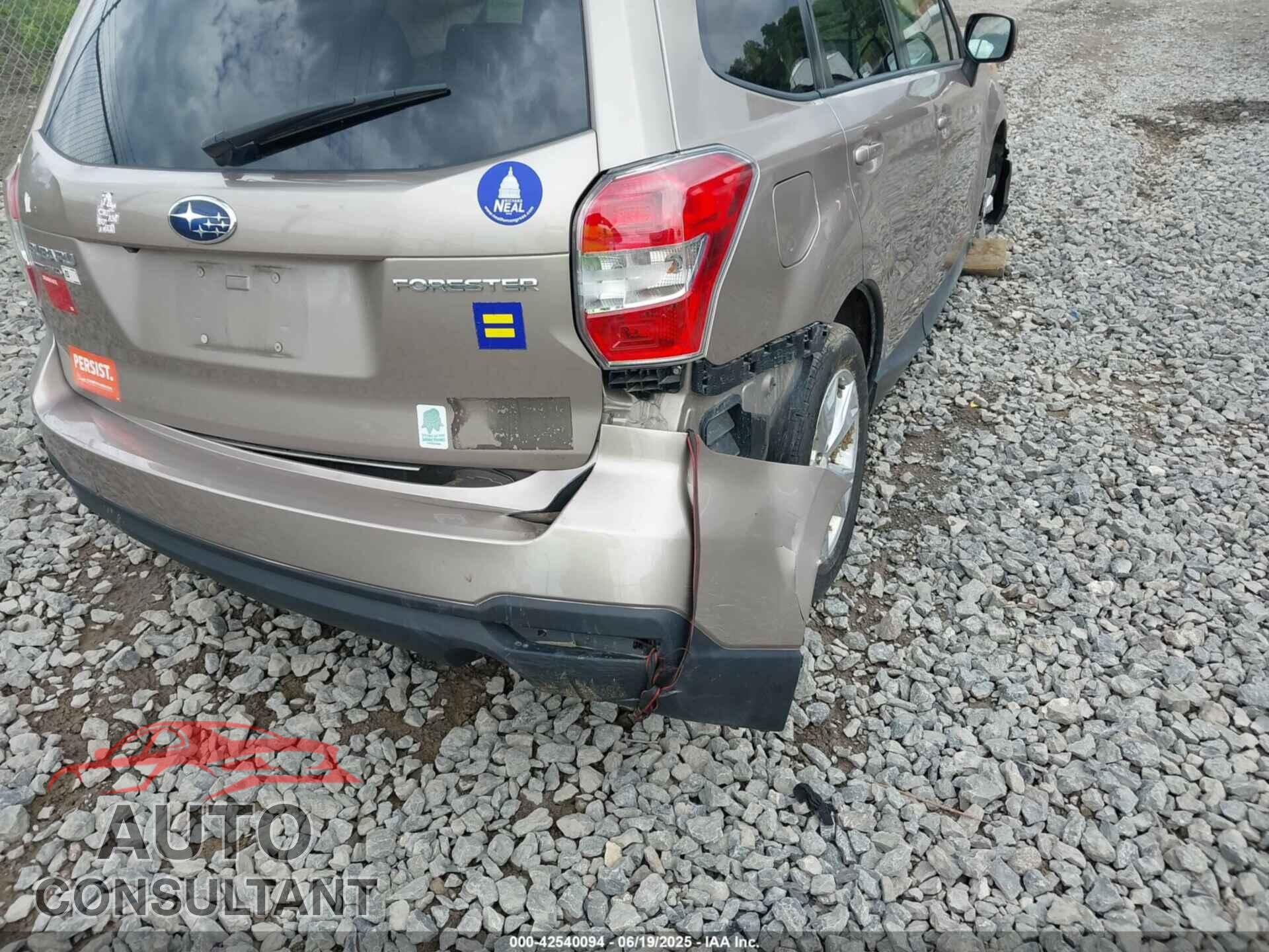 SUBARU FORESTER 2016 - JF2SJADC7GH416222