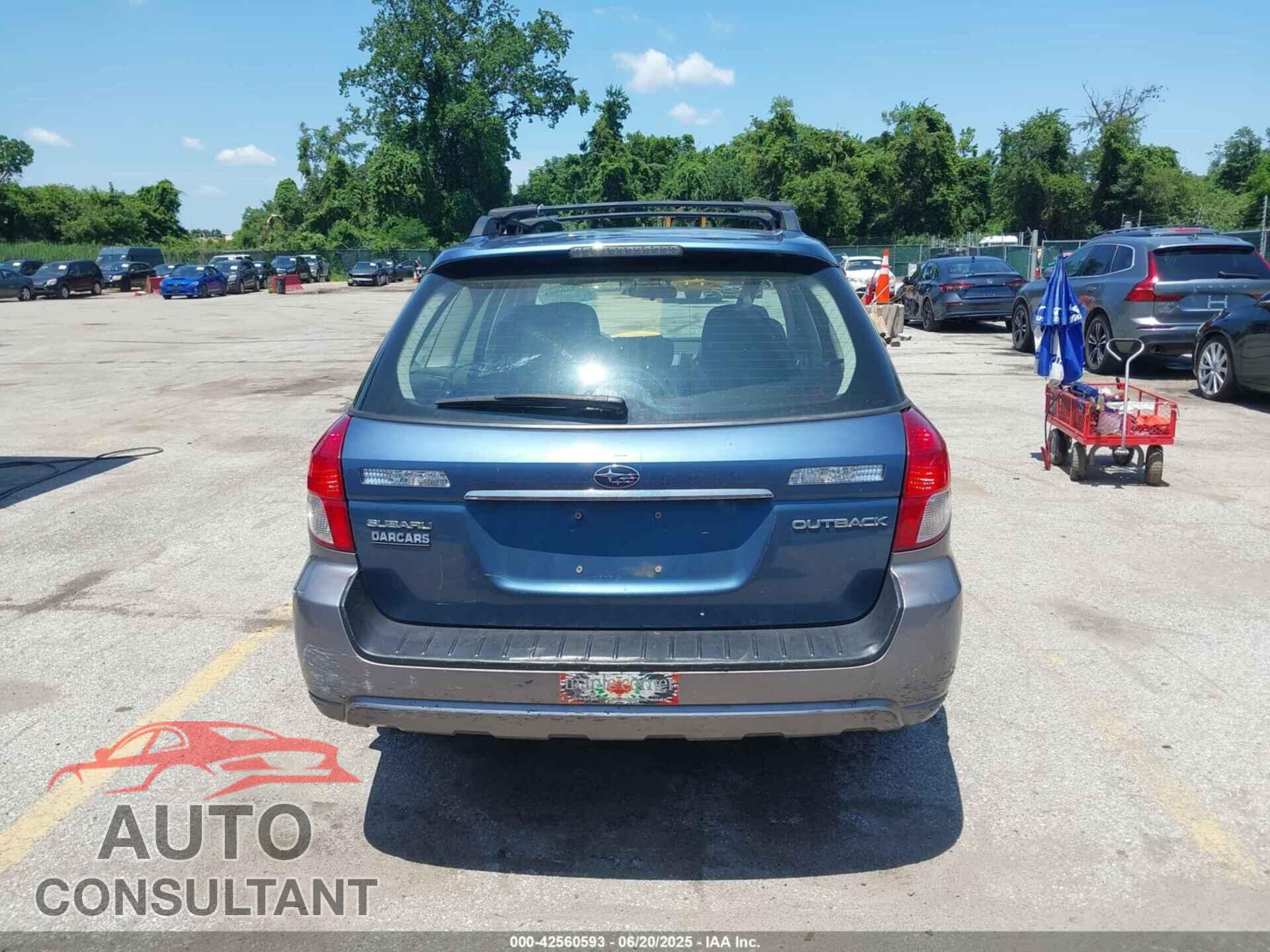 SUBARU OUTBACK 2009 - 4S4BP61C097329829