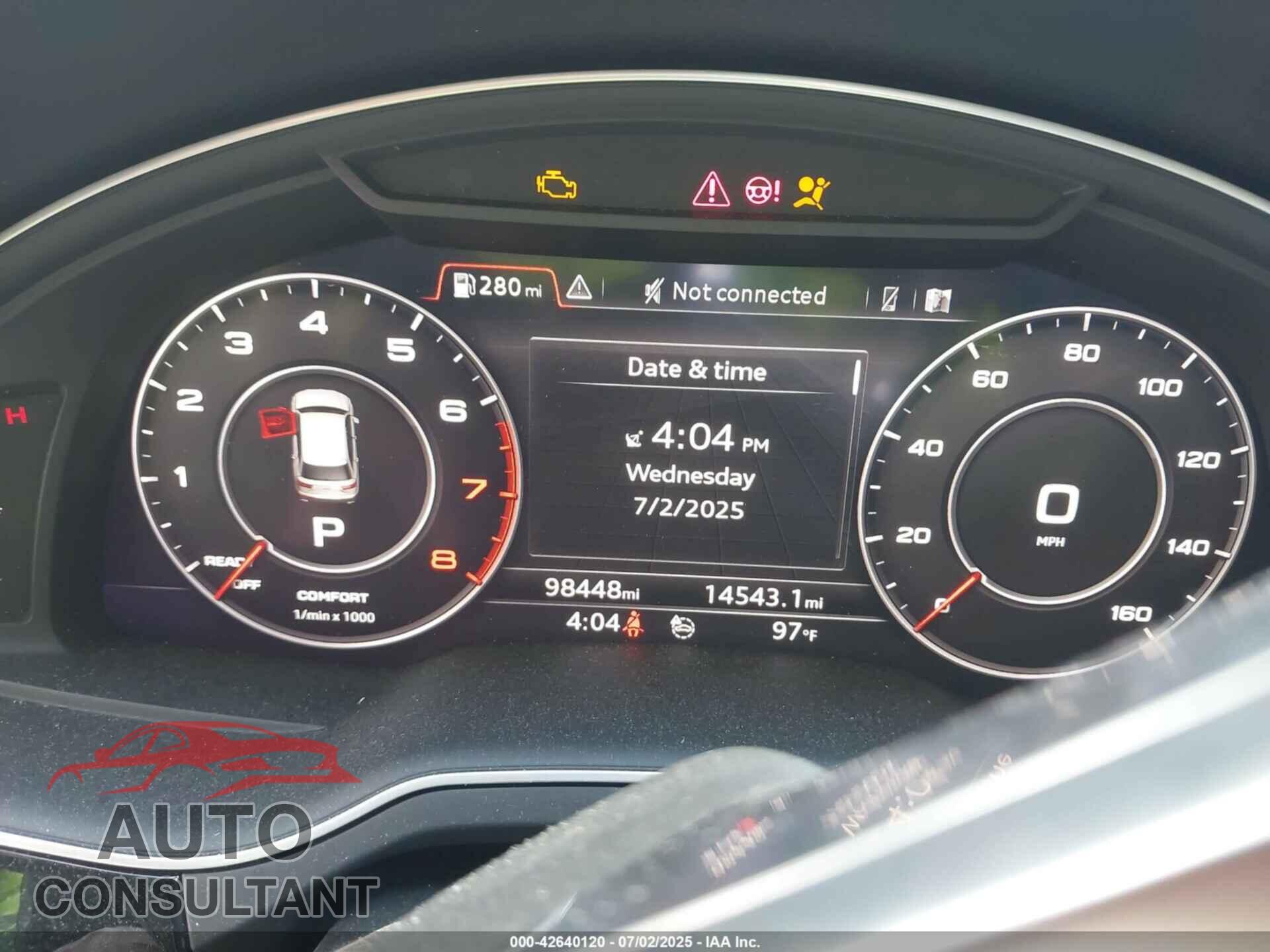 AUDI Q7 2019 - WA1LAAF76KD012762