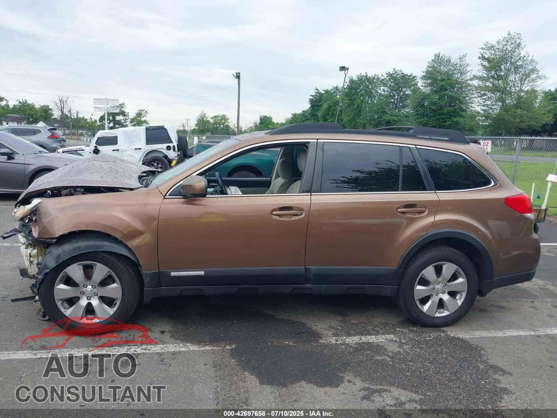SUBARU OUTBACK 2012 - 4S4BRDHC7C2290889