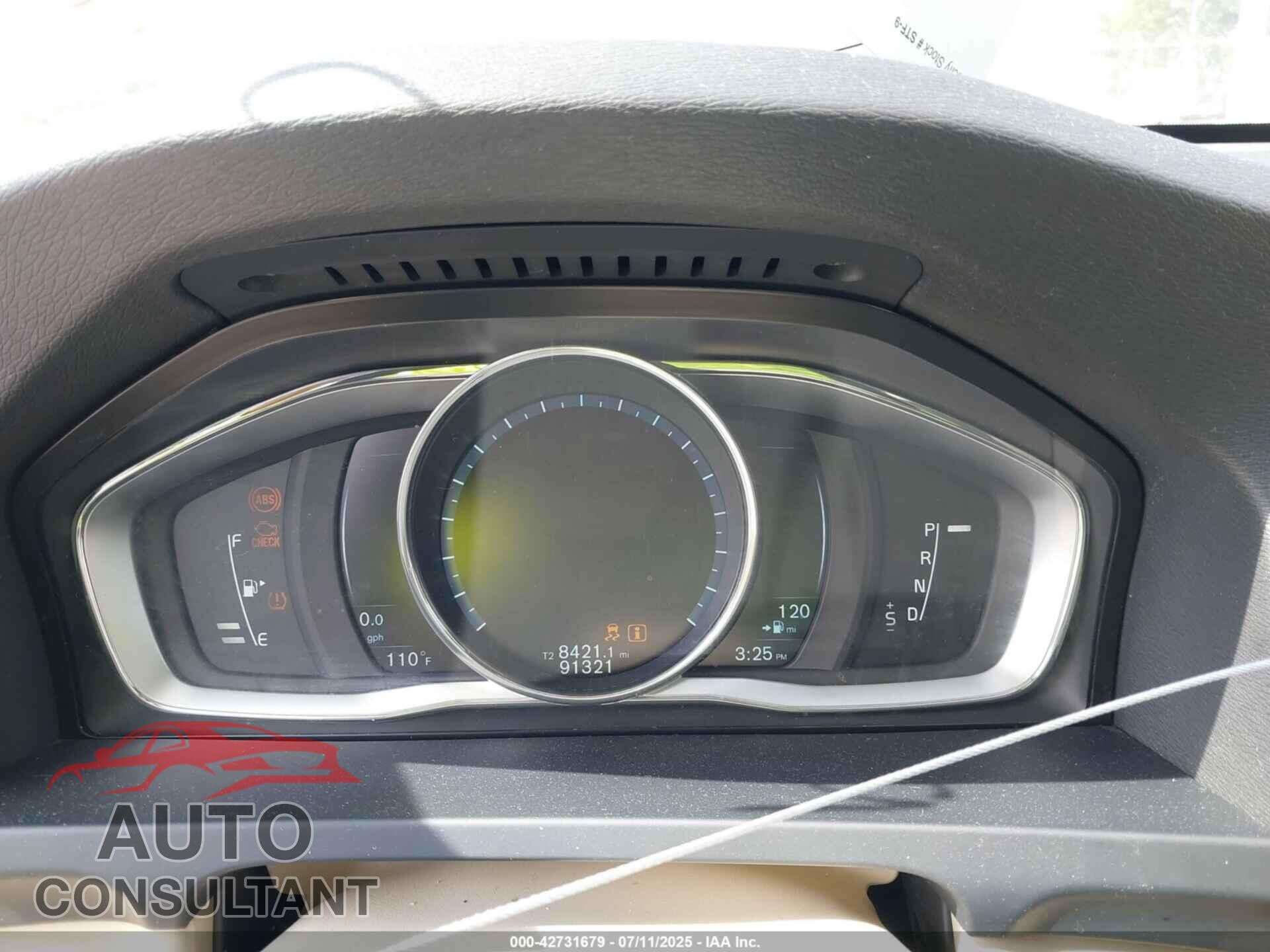 VOLVO S60 2016 - YV126MFK3G2392567