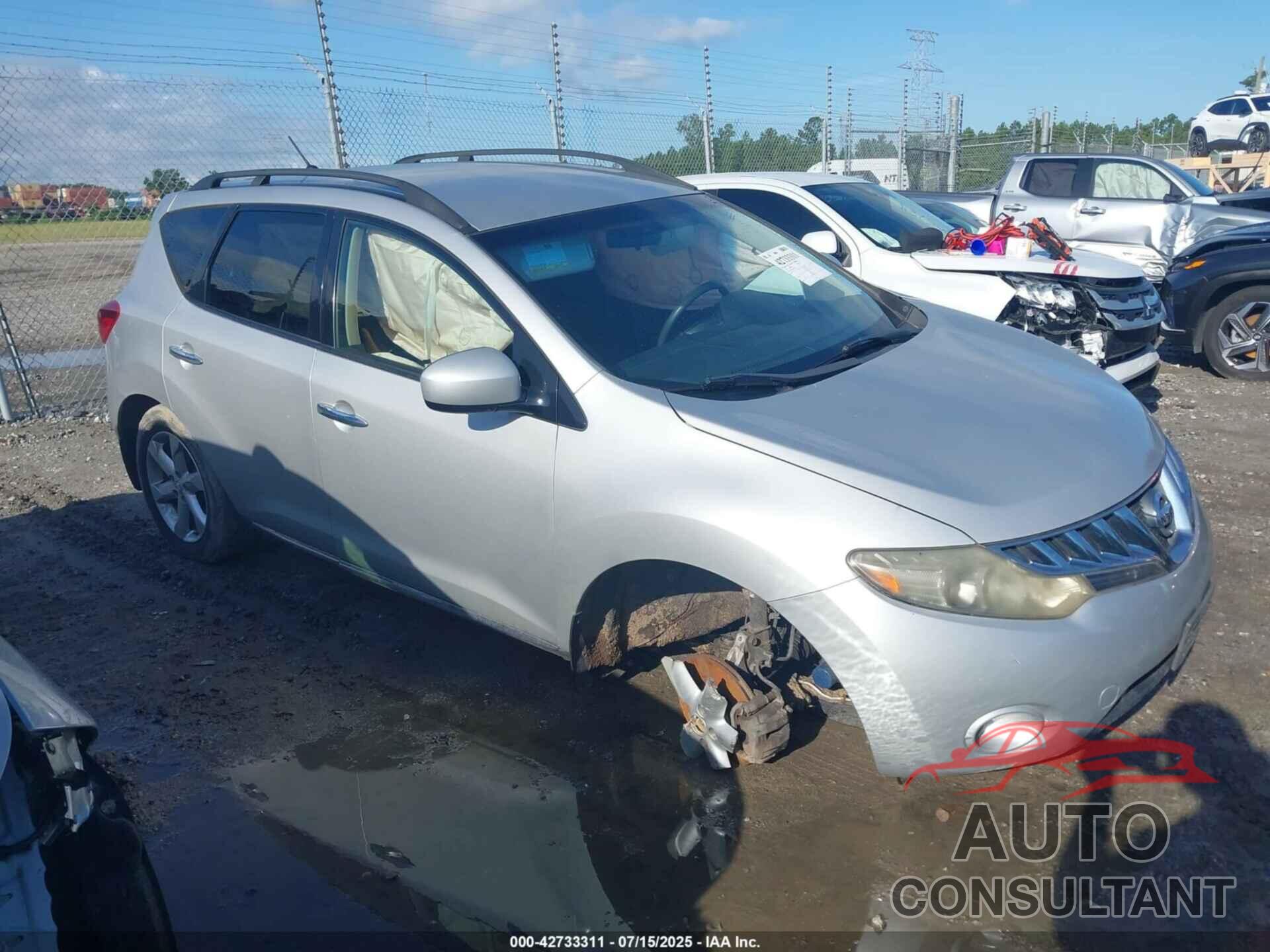 NISSAN MURANO 2009 - JN8AZ18W69W128380