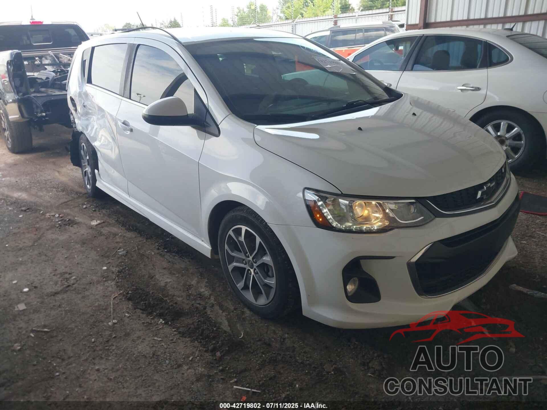 CHEVROLET SONIC 2019 - 1G1JD6SBXK4110519
