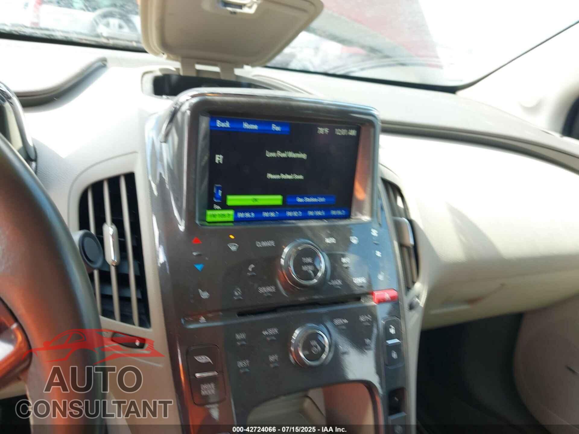 CHEVROLET VOLT 2013 - 1G1RD6E44DU140859