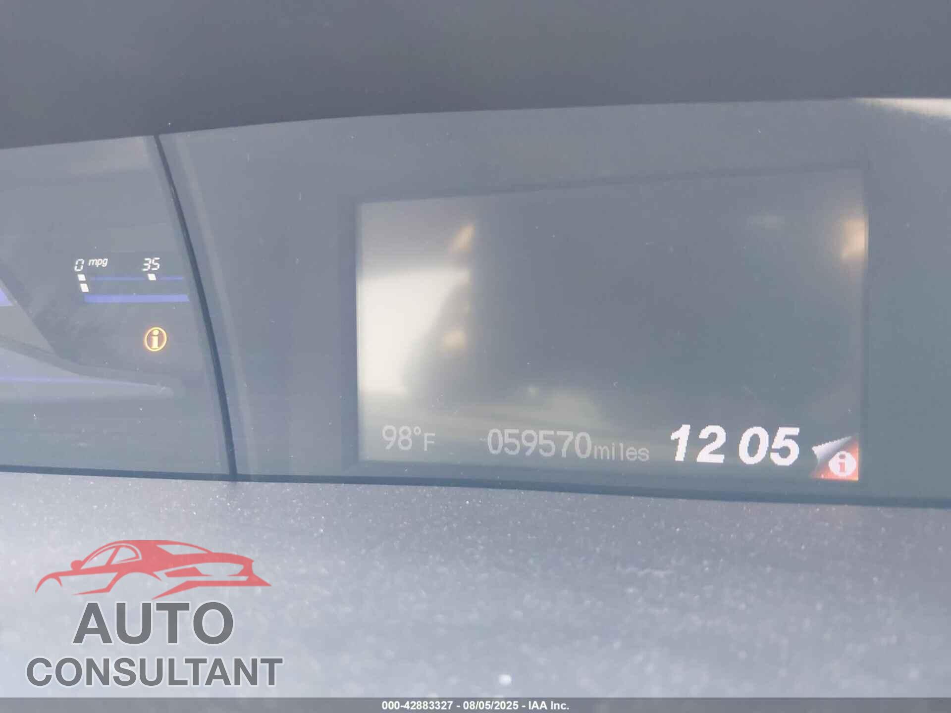 HONDA CIVIC 2013 - 19XFB2F54DE255041