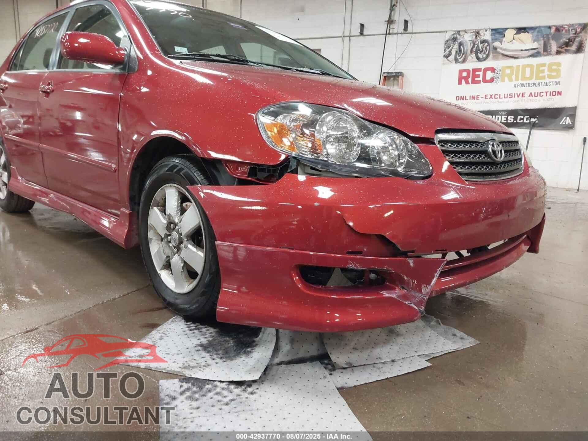TOYOTA COROLLA 2006 - 2T1BR32E36C709805