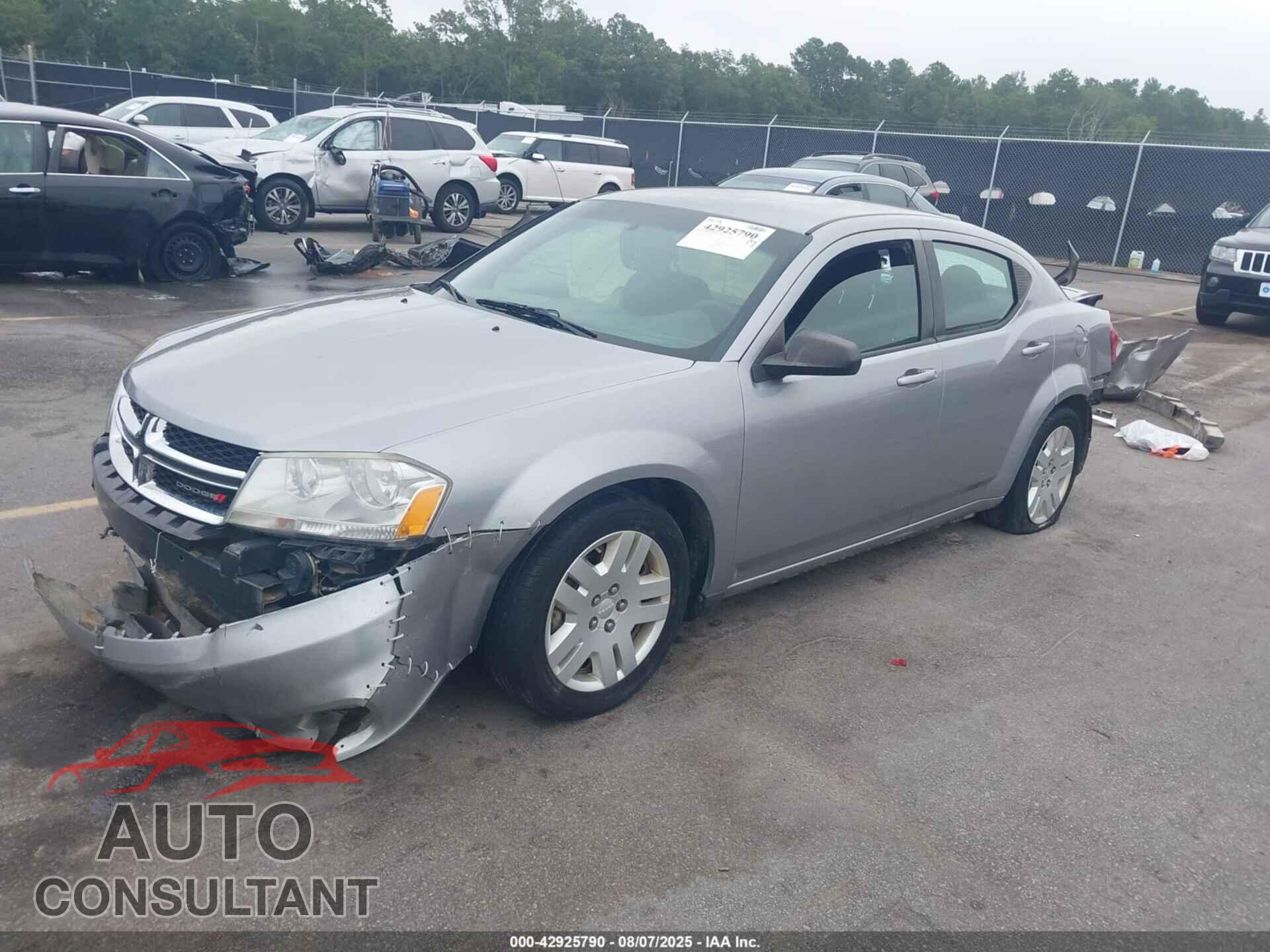 DODGE AVENGER 2013 - 1C3CDZABXDN627243