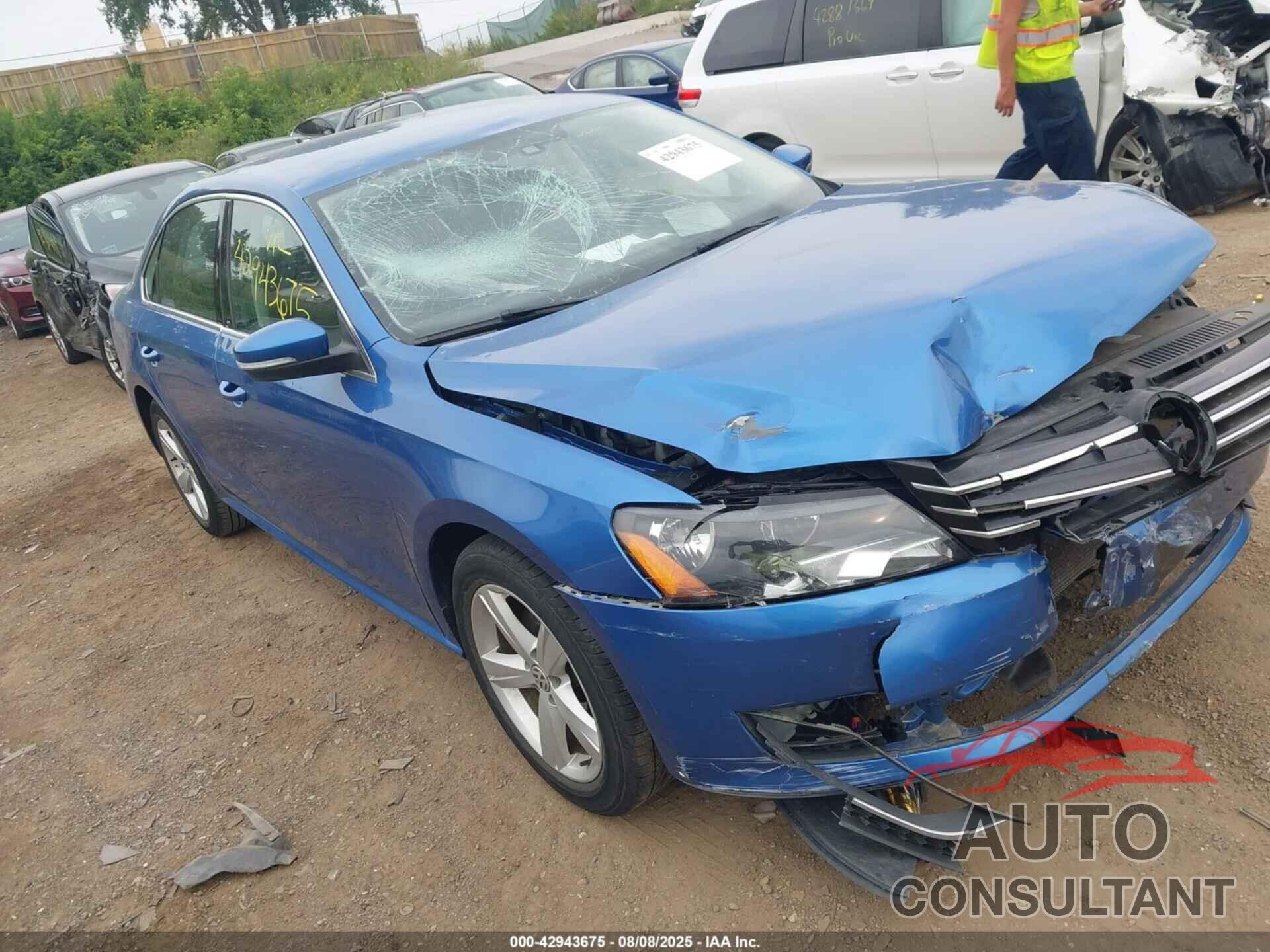 VOLKSWAGEN PASSAT 2015 - 1VWAS7A30FC105187