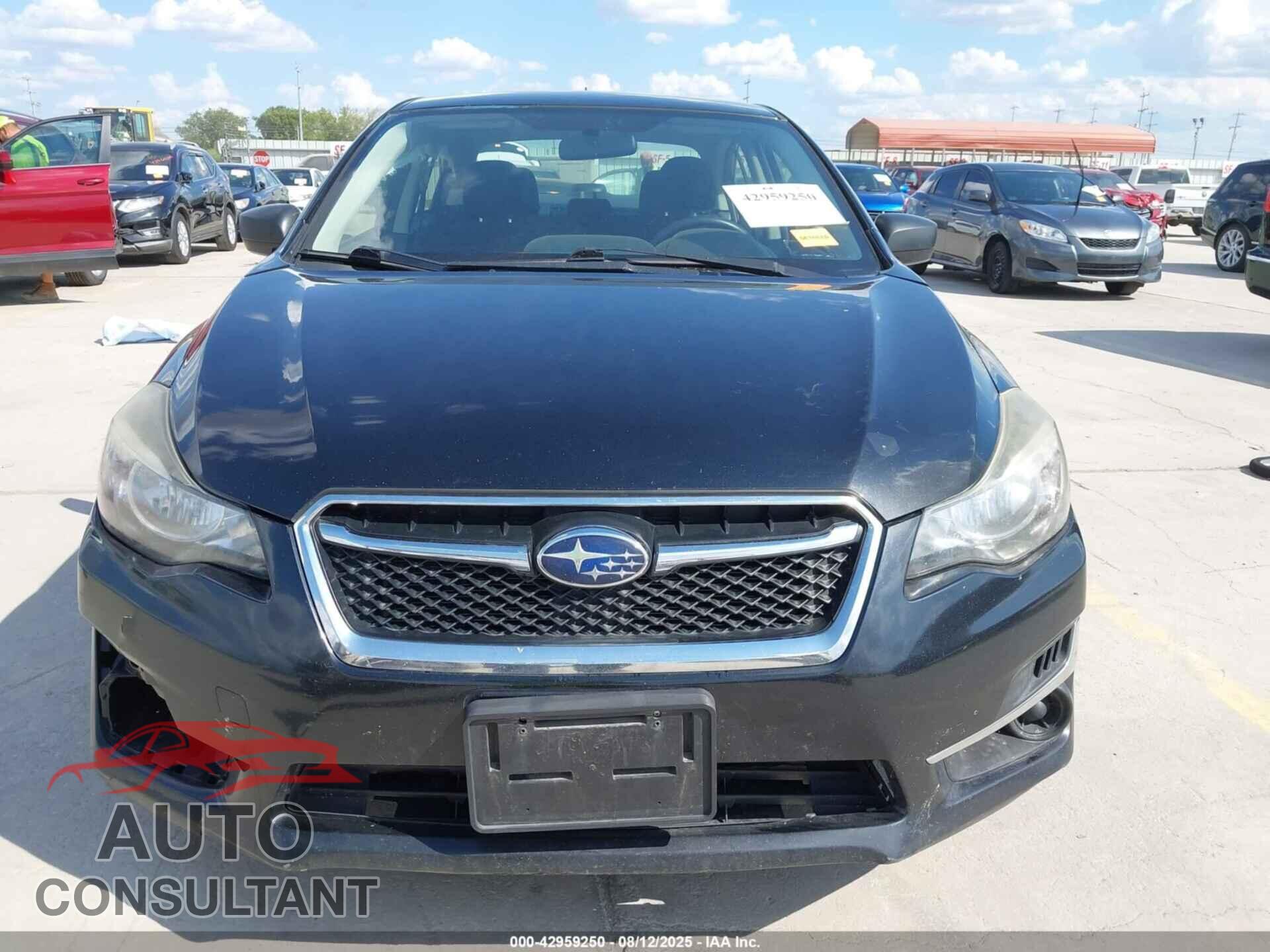 SUBARU IMPREZA 2015 - JF1GJAA62FH022425