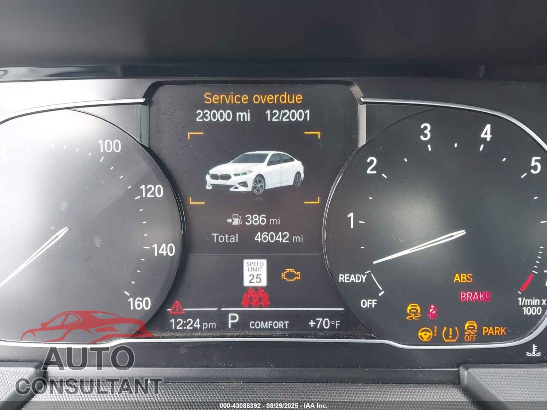 BMW 228I GRAN COUPE 2021 - WBA73AK00M7H06889