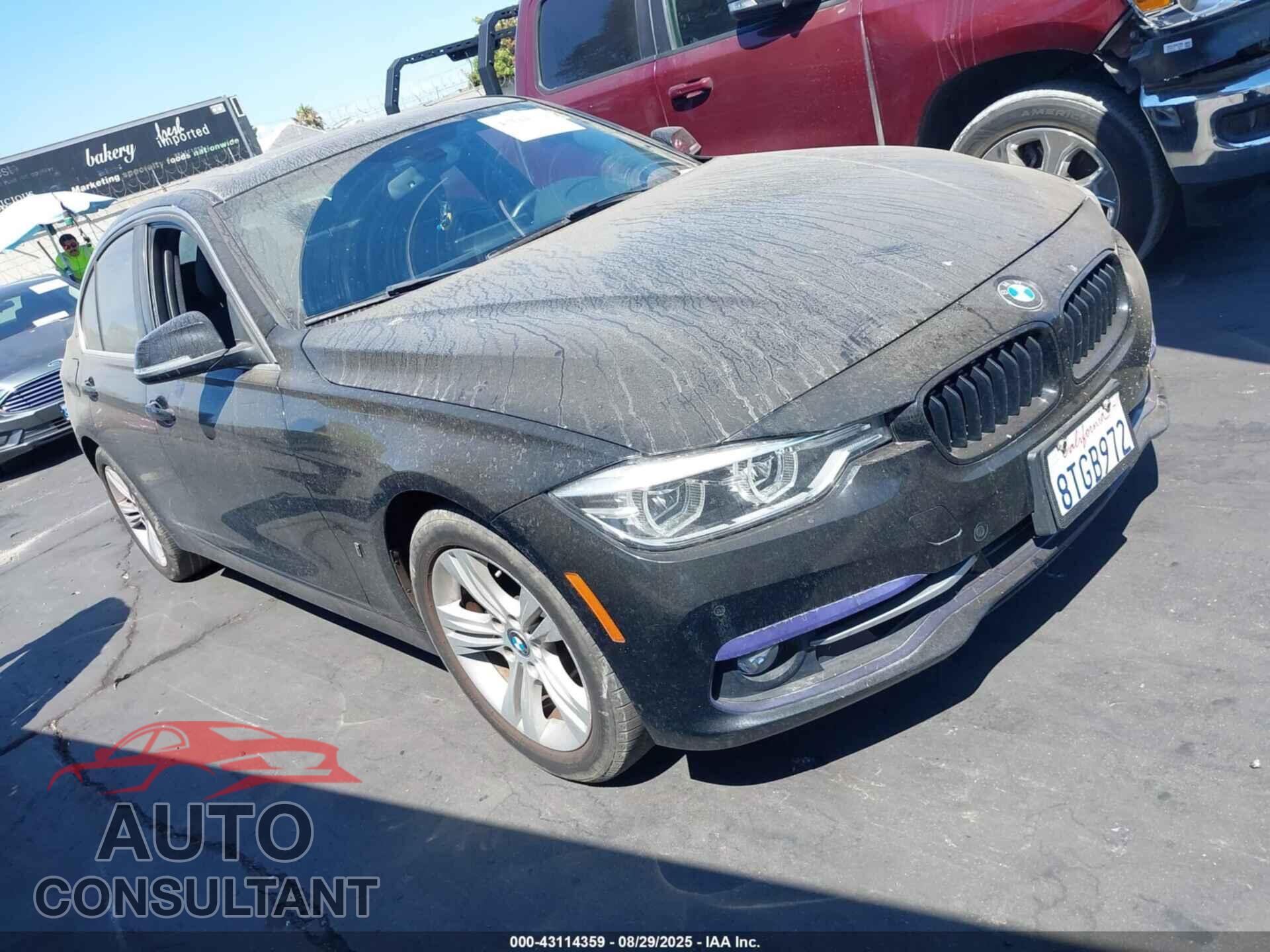 BMW 330E 2017 - WBA8E1C3XHA156534
