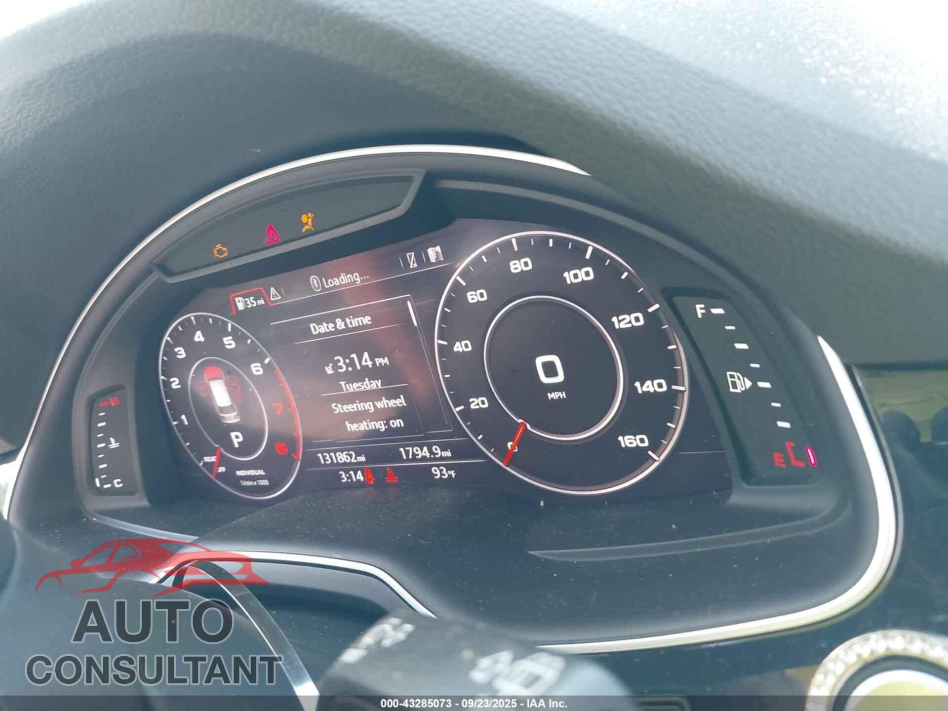 AUDI Q7 2017 - WA1LAAF72HD019815