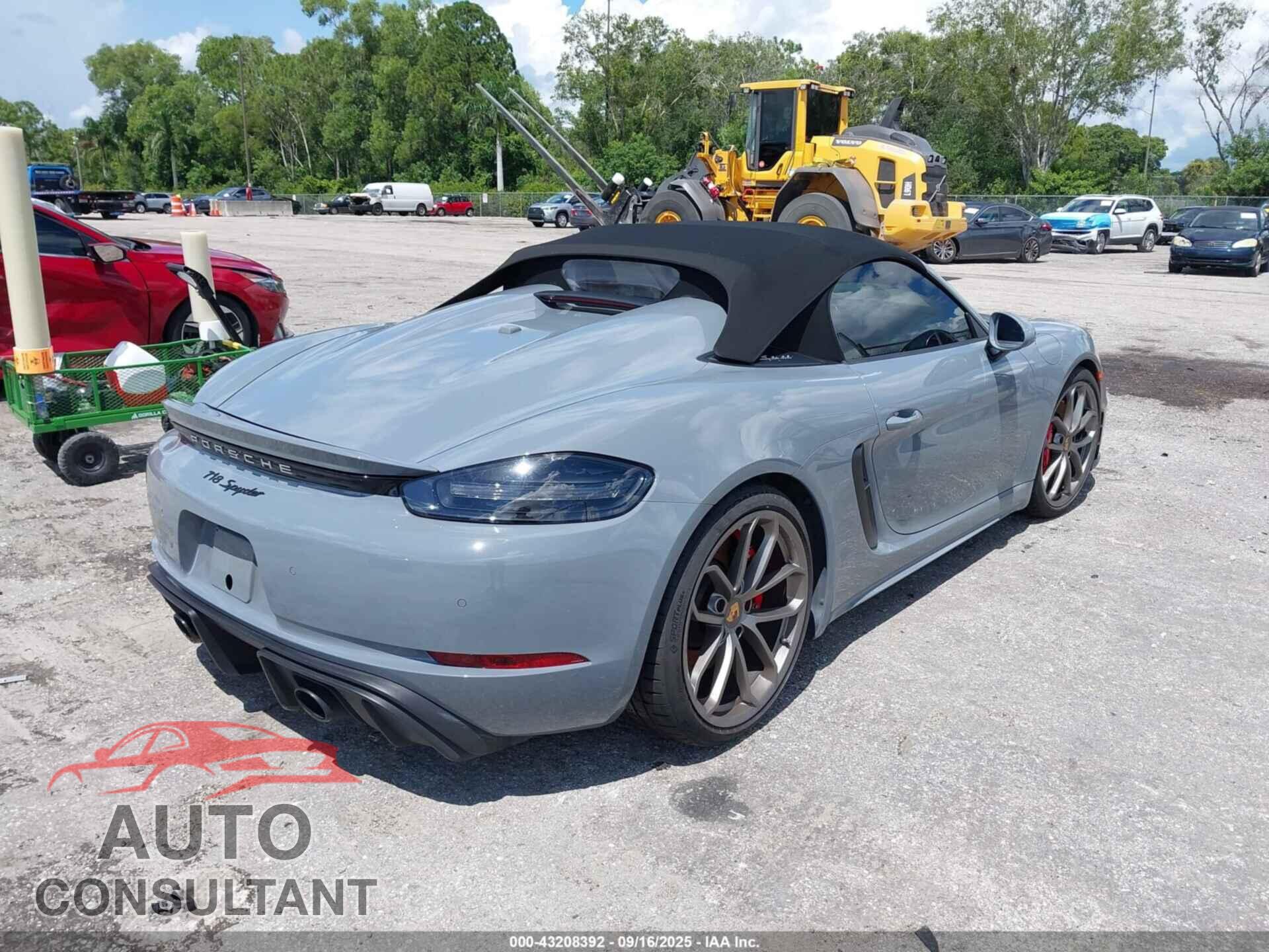 PORSCHE 718 SPYDER 2023 - WP0CC2A85PS222391