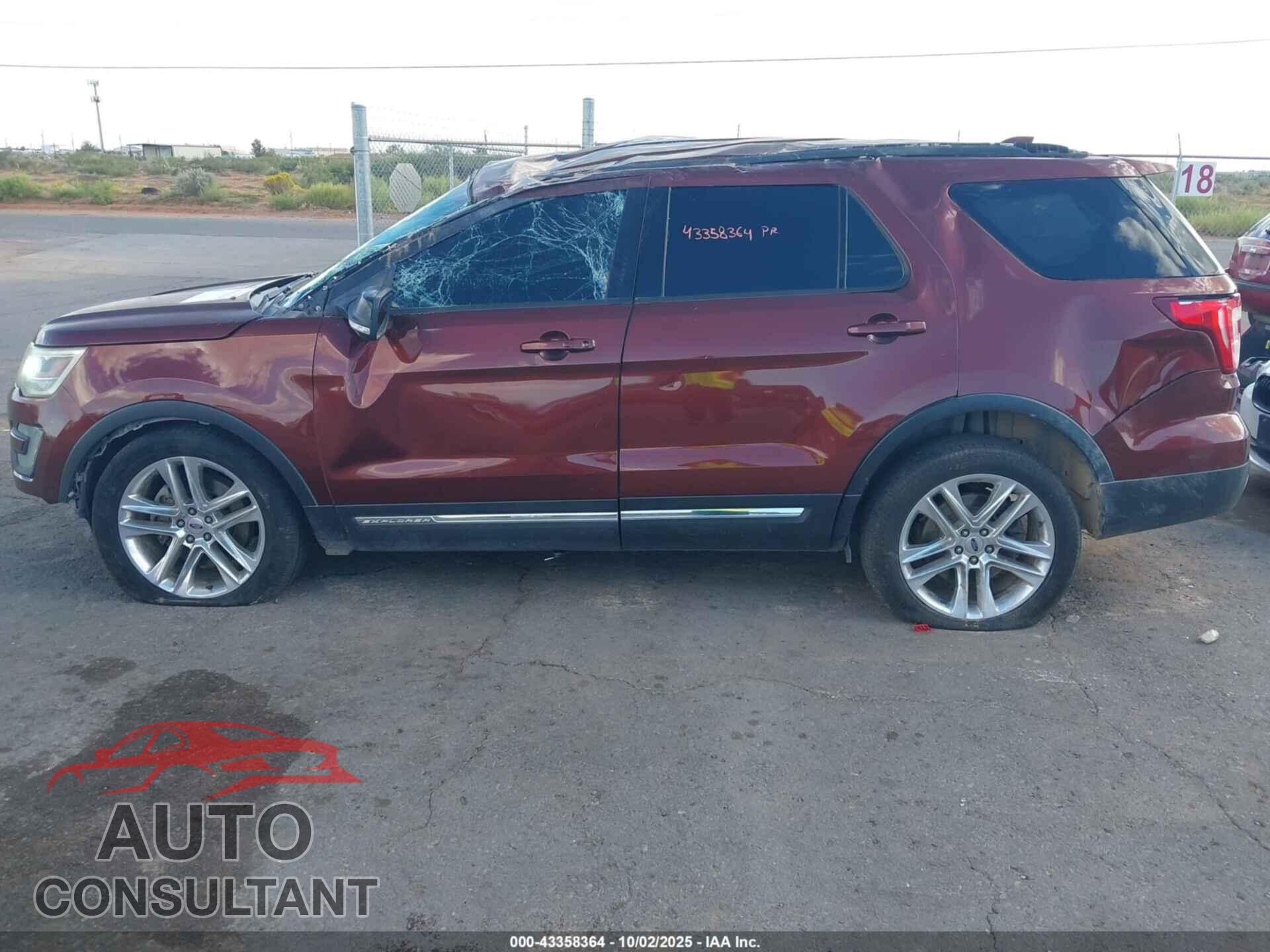 FORD EXPLORER 2016 - 1FM5K7D80GGB11573