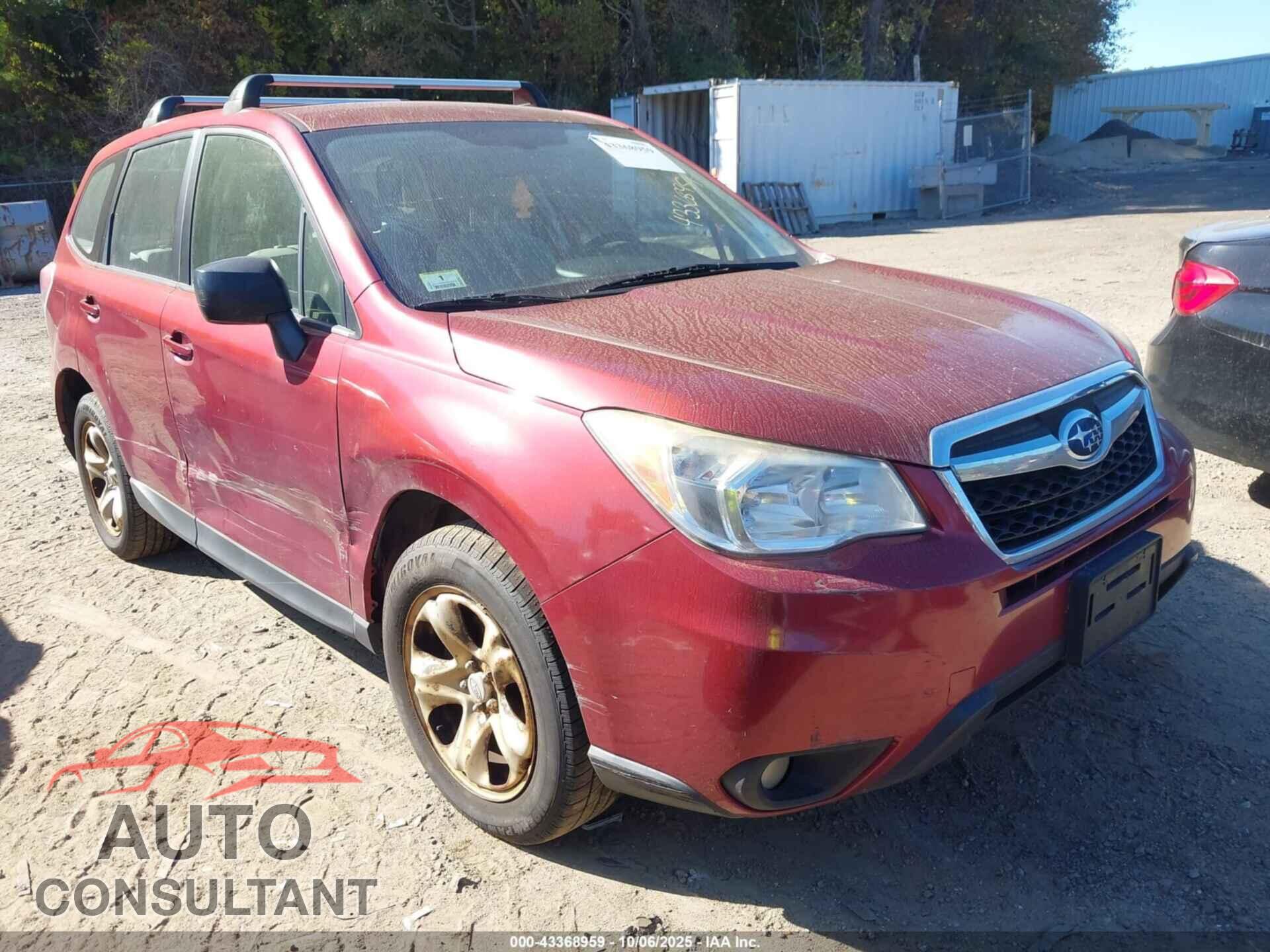 SUBARU FORESTER 2014 - JF2SJAAC0EH488137