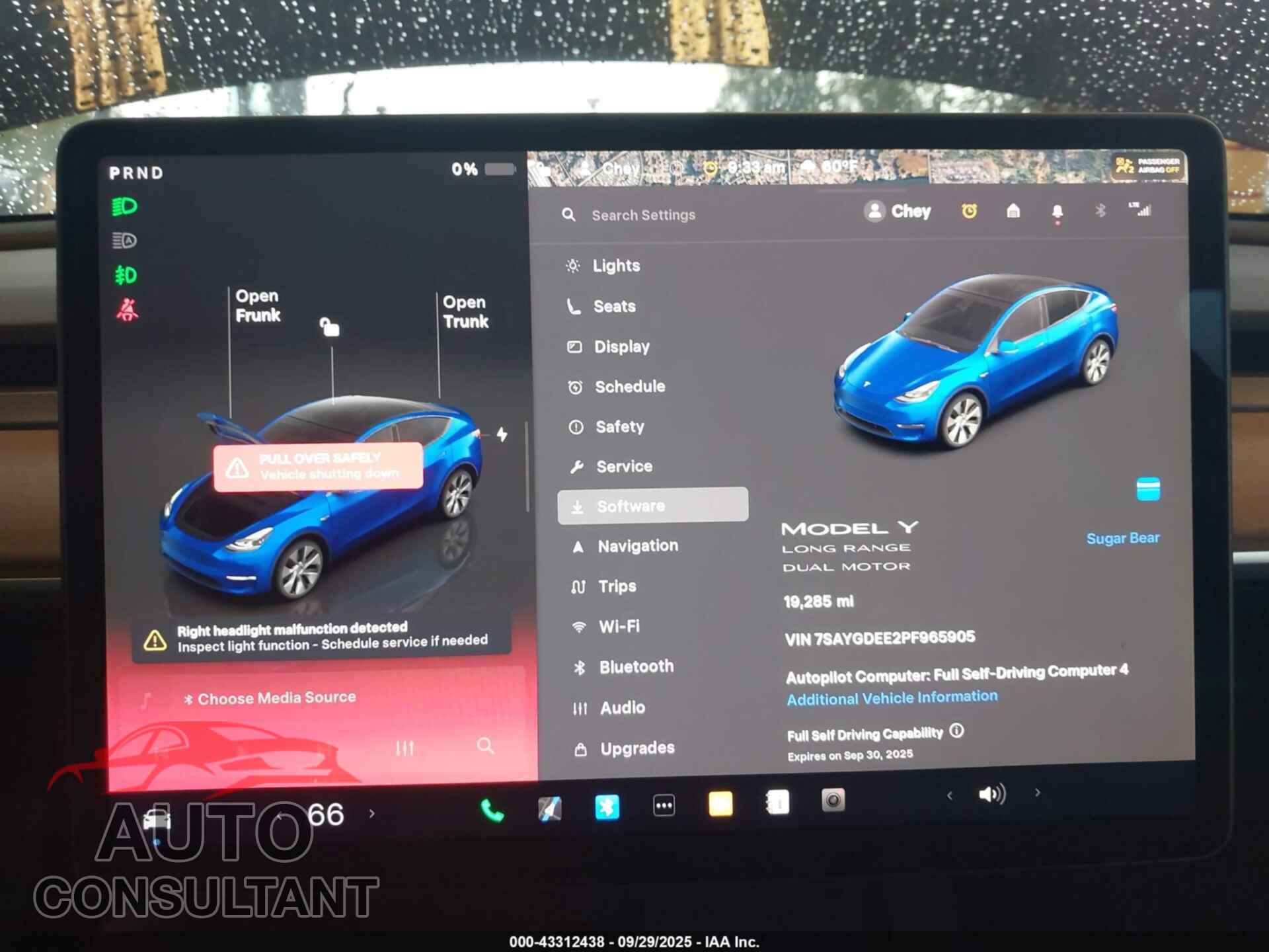 TESLA MODEL Y 2023 - 7SAYGDEE2PF965905