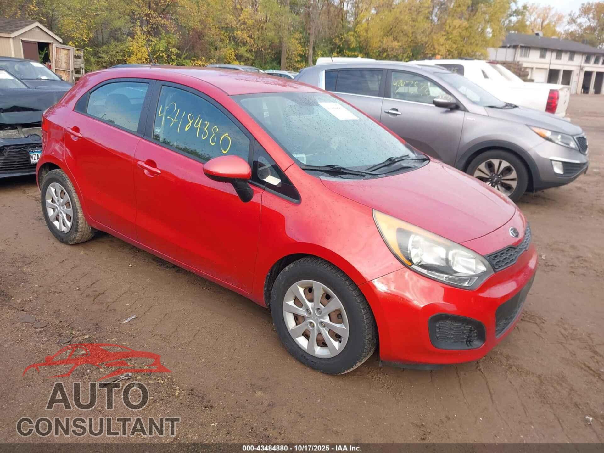 KIA RIO 2014 - KNADM5A30E6353125
