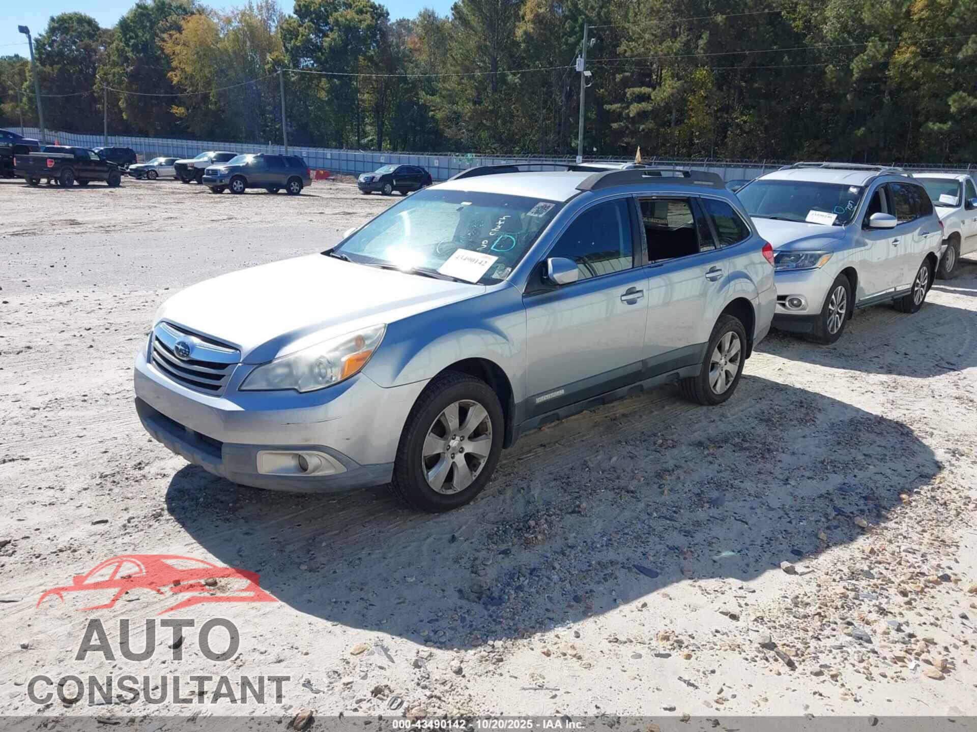 SUBARU OUTBACK 2012 - 4S4BRCCC2C1222667