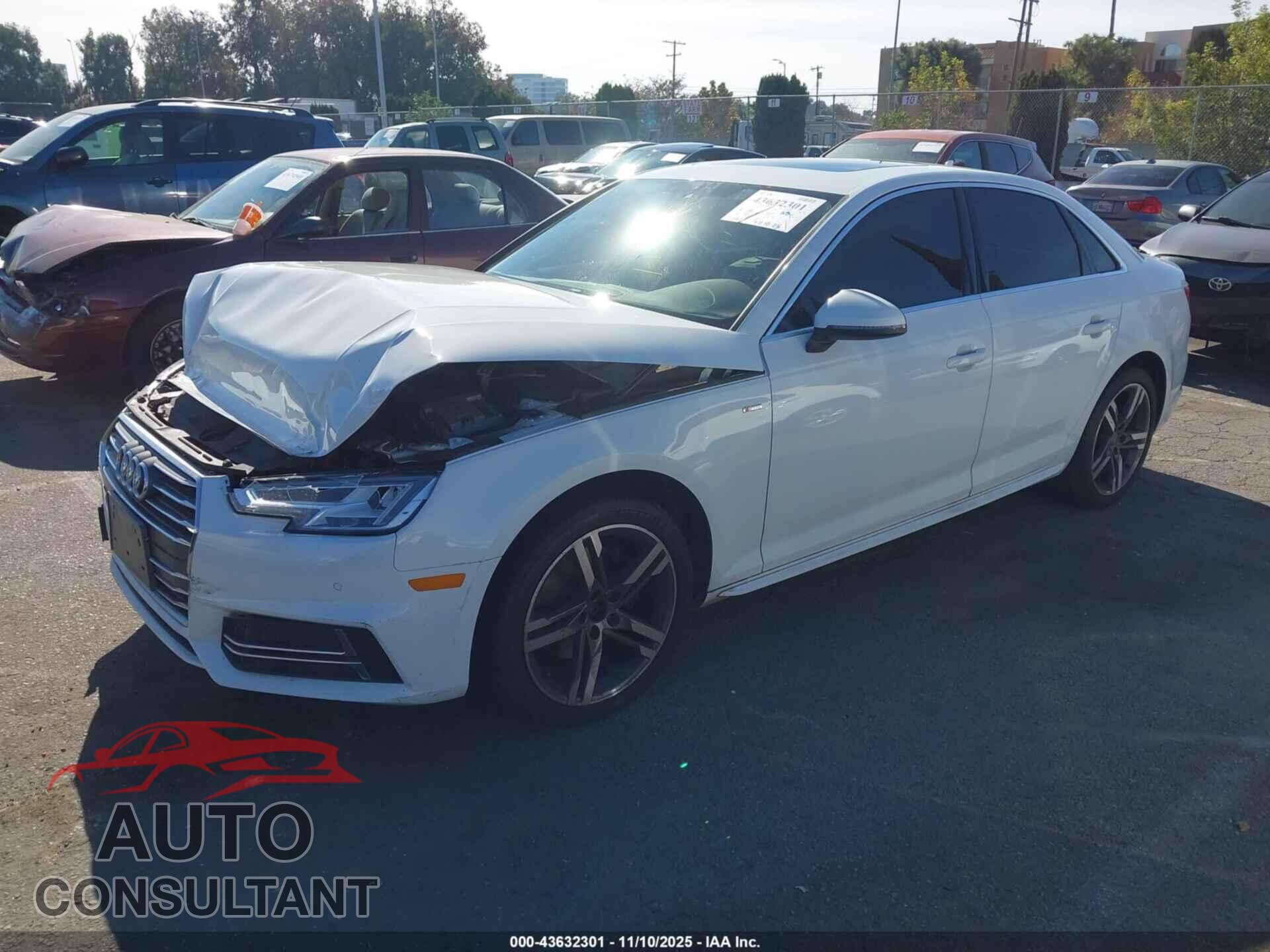 AUDI A4 2017 - WAULMAF43HA159695