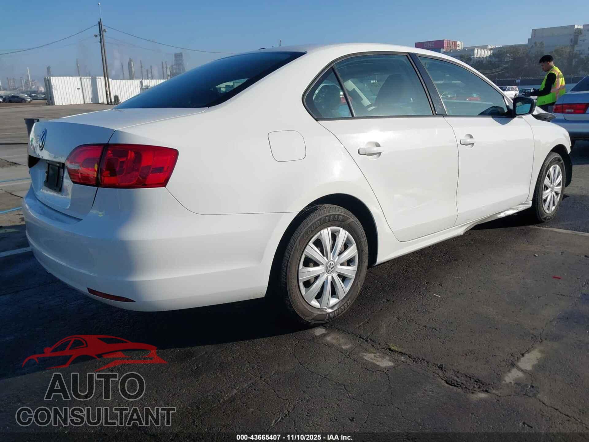 VOLKSWAGEN JETTA 2012 - 3VW2K7AJ3CM405027