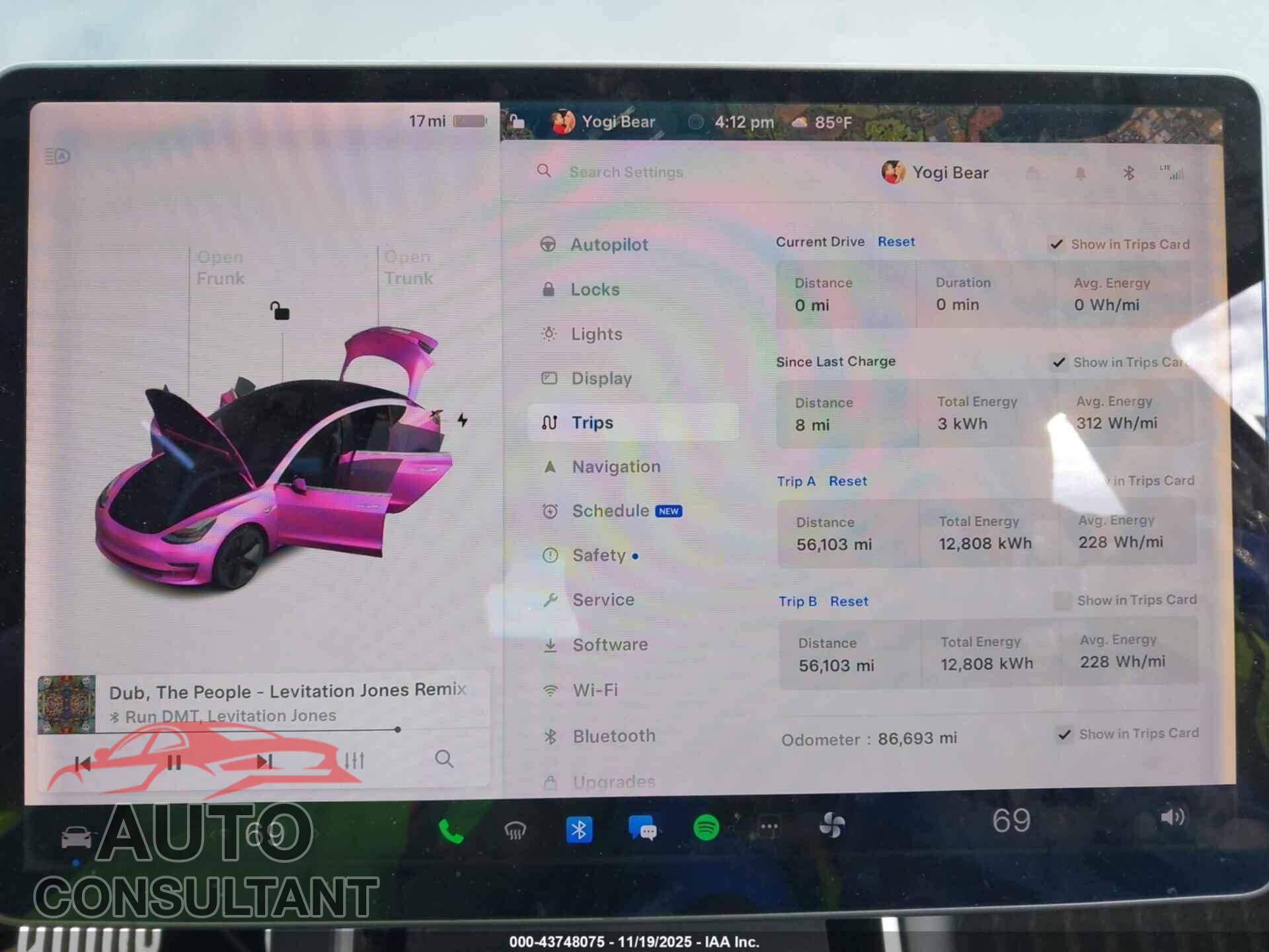 TESLA MODEL 3 2020 - 5YJ3E1EA6LF658076