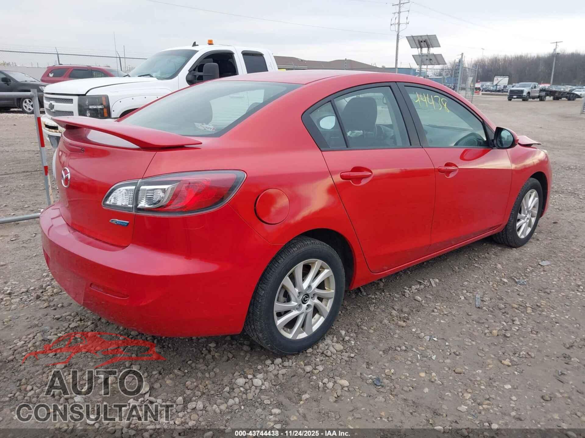 MAZDA MAZDA3 2013 - JM1BL1V77D1745954