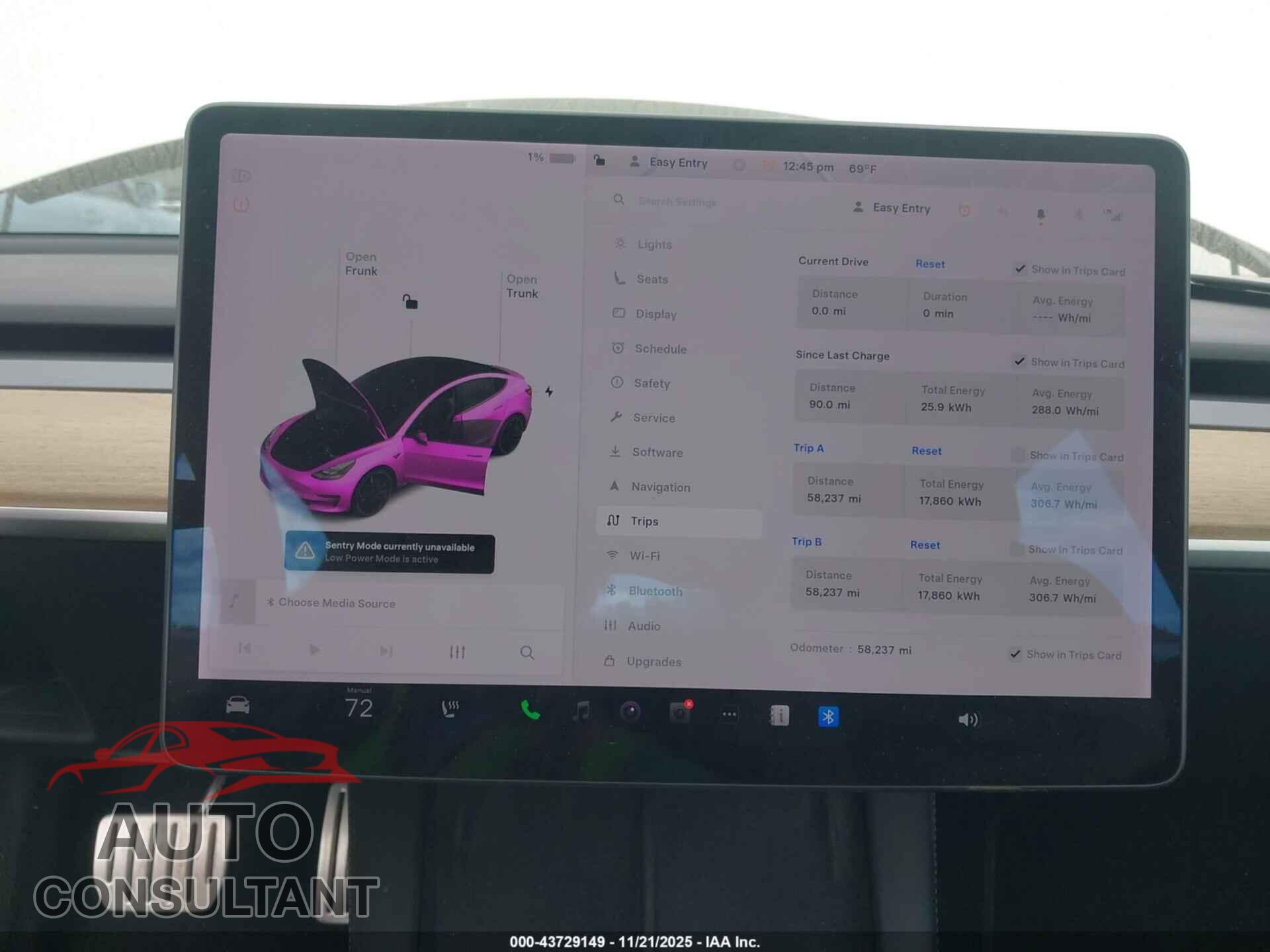 TESLA MODEL 3 2021 - 5YJ3E1EC5MF981179