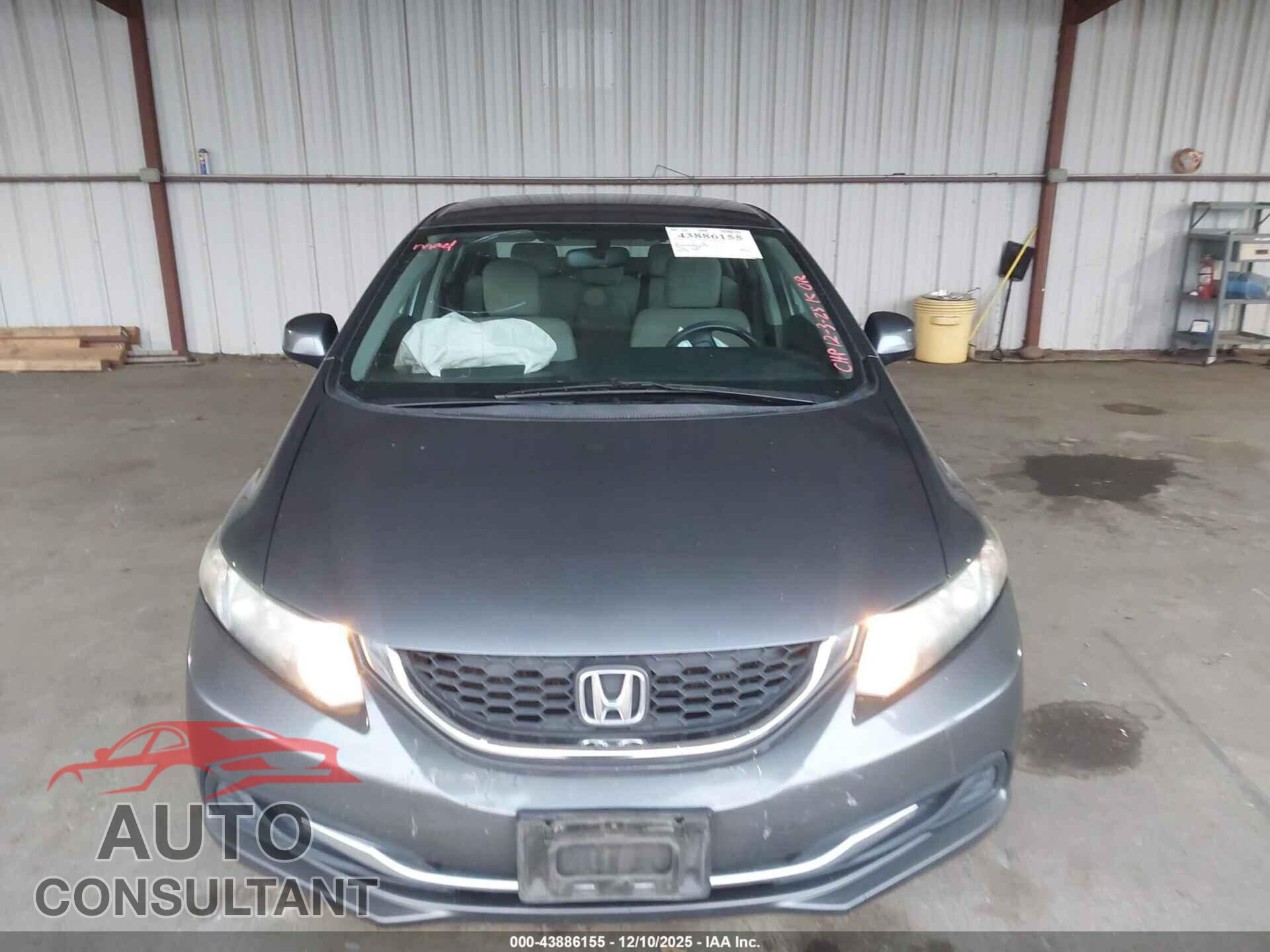 HONDA CIVIC 2013 - 19XFB2F50DE231478