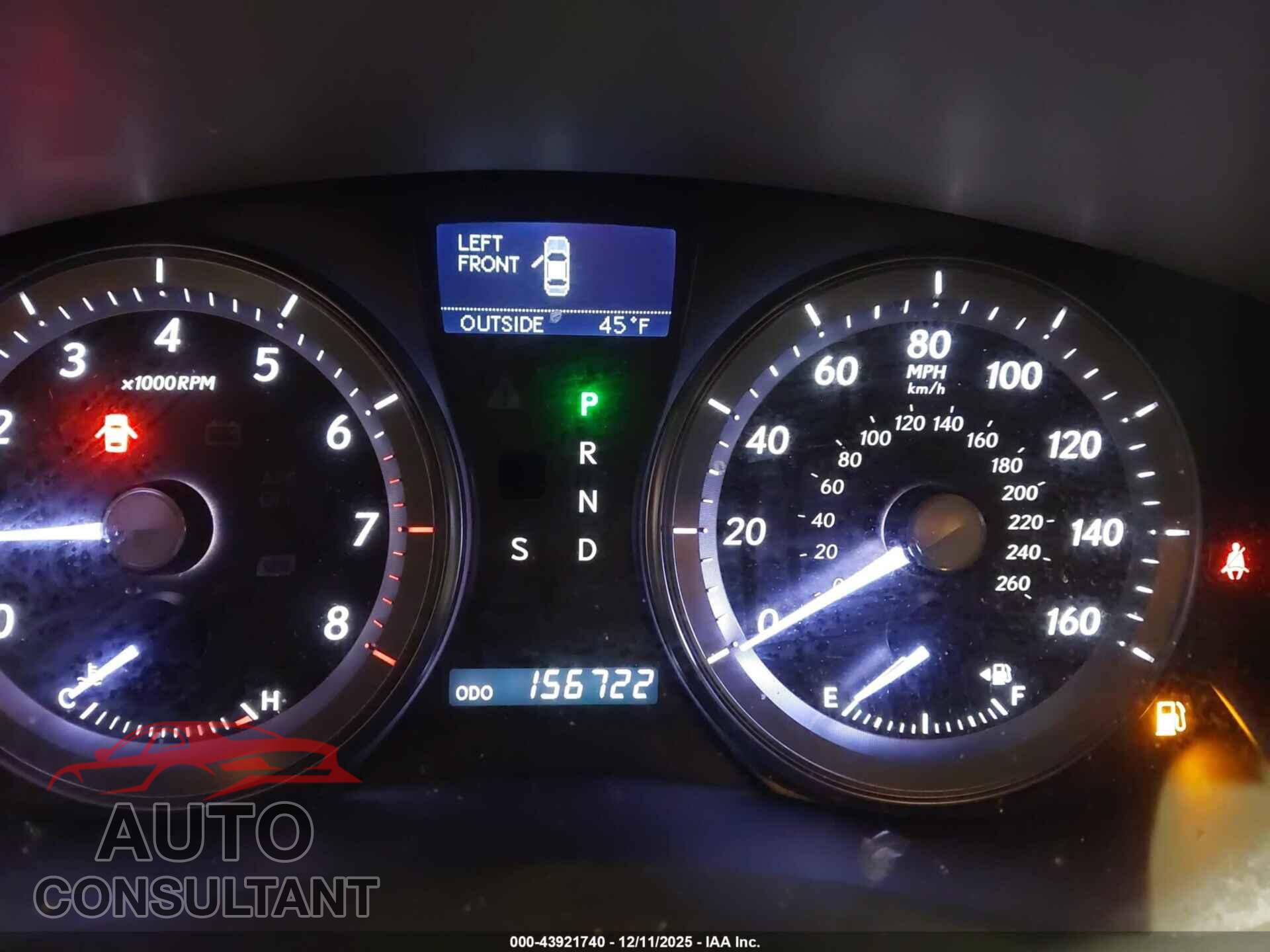 LEXUS ES 350 2010 - JTHBK1EG4A2359158