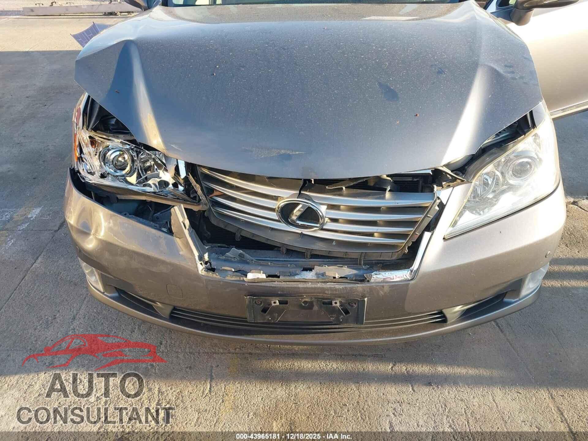 LEXUS ES 350 2012 - JTHBK1EG7C2497604