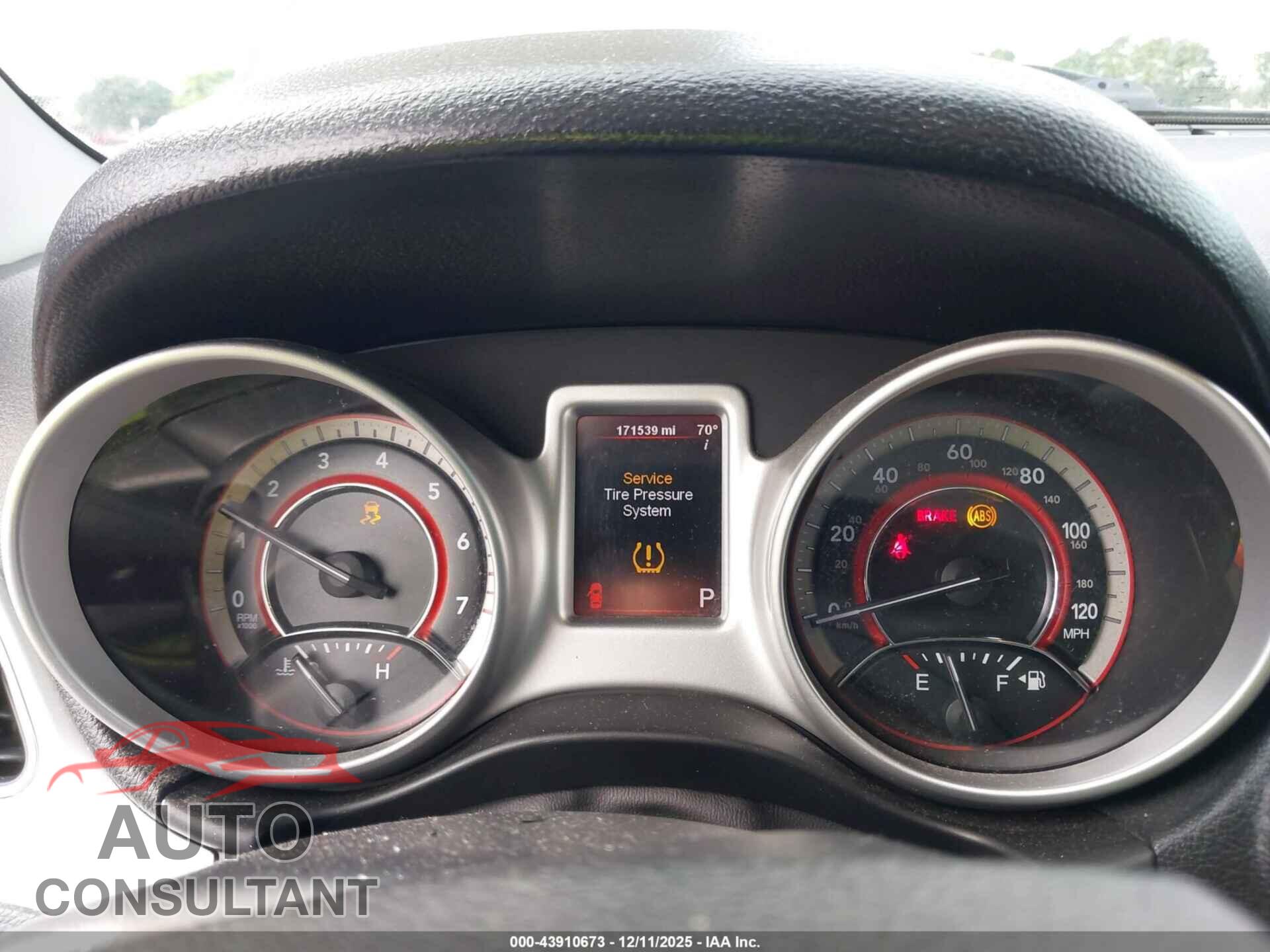 DODGE JOURNEY 2012 - 3C4PDCBG1CT360304
