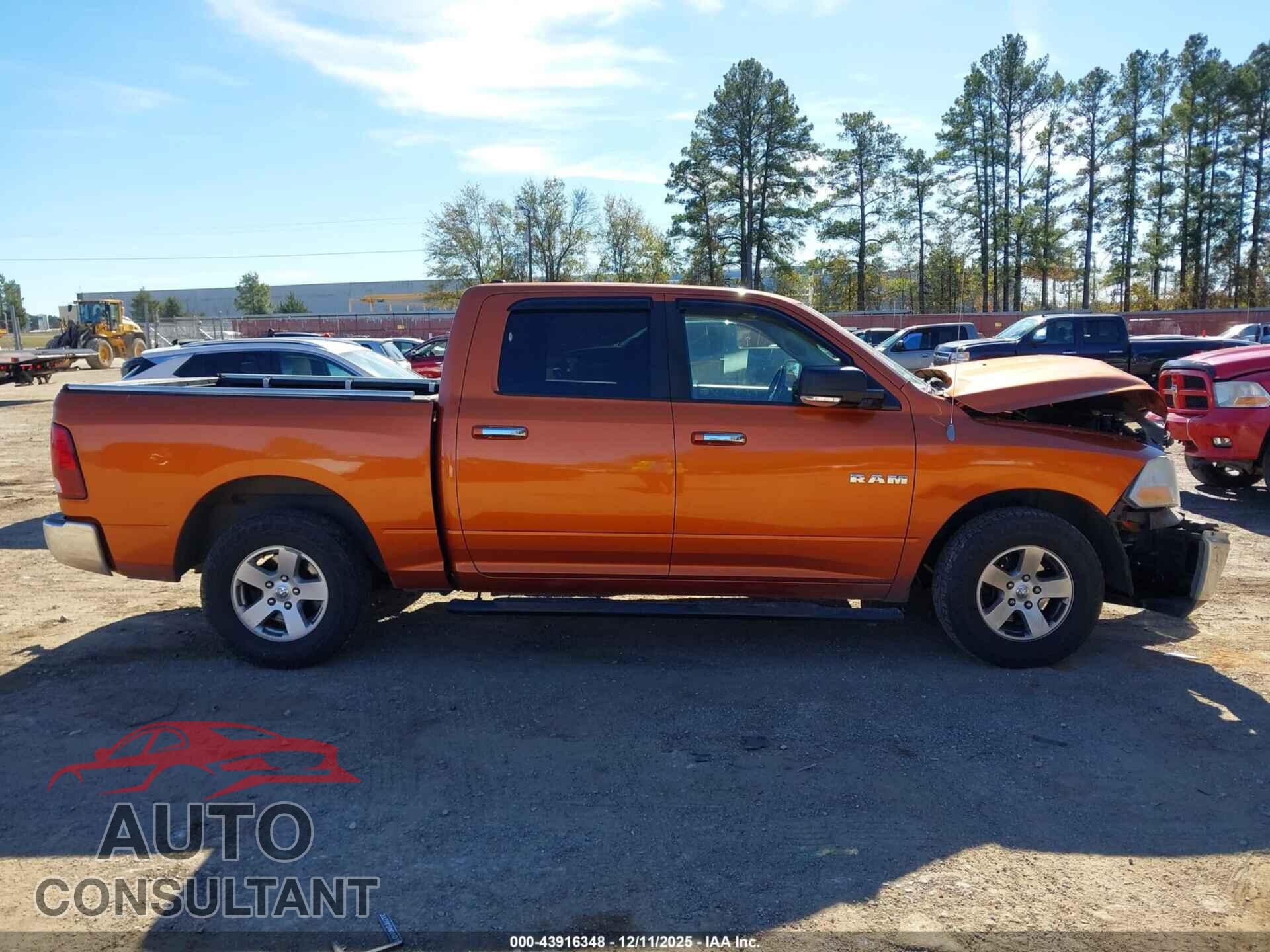 DODGE RAM 1500 2010 - 1D7RB1CP0AS189566